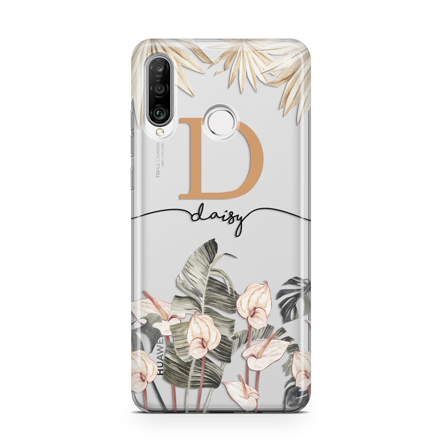 Personalised Dried Flowers Huawei P30 Lite Phone Case