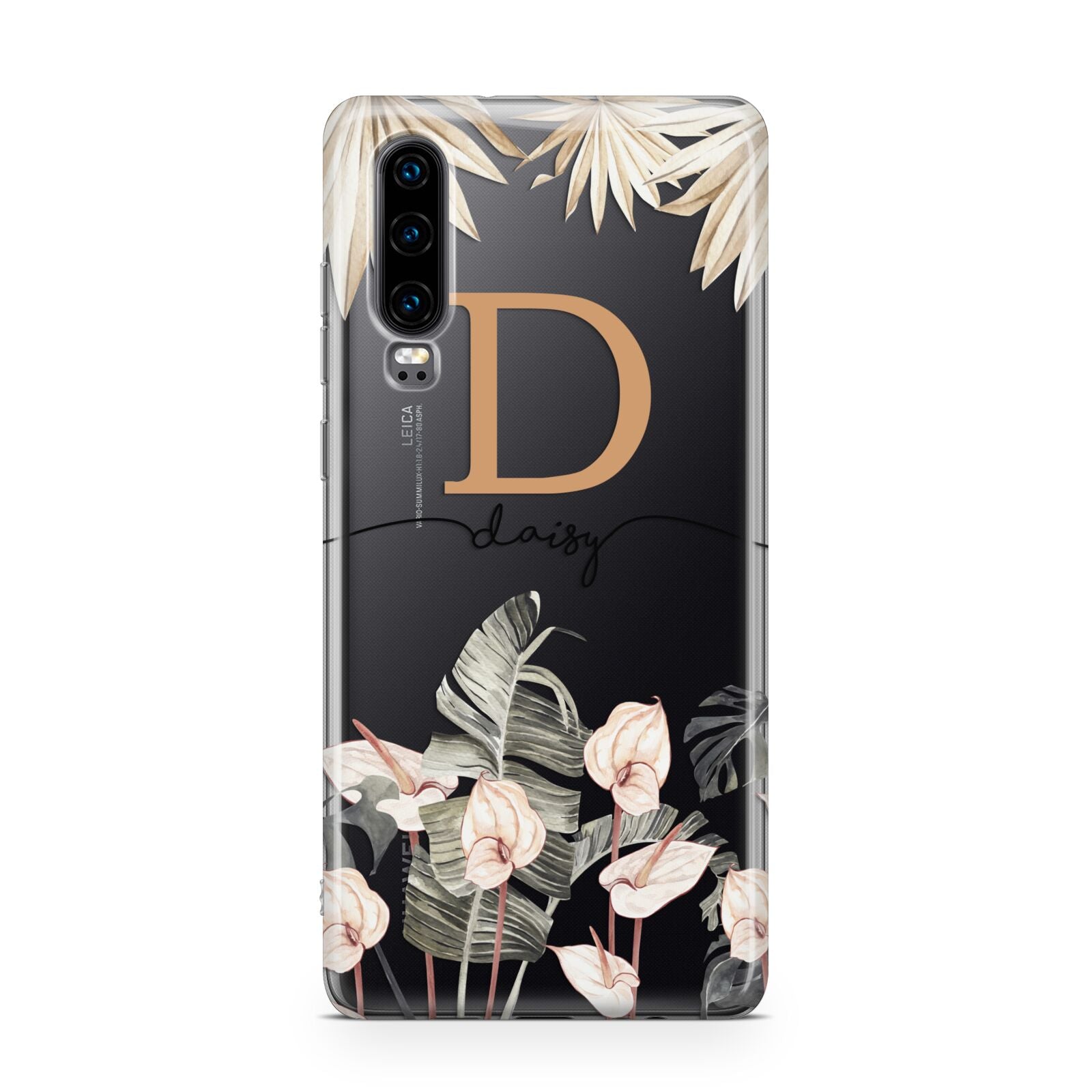 Personalised Dried Flowers Huawei P30 Phone Case