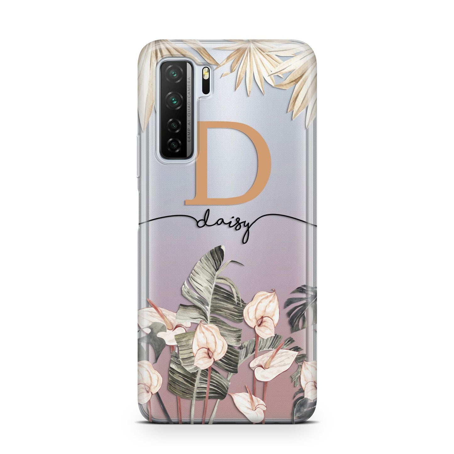 Personalised Dried Flowers Huawei P40 Lite 5G Phone Case