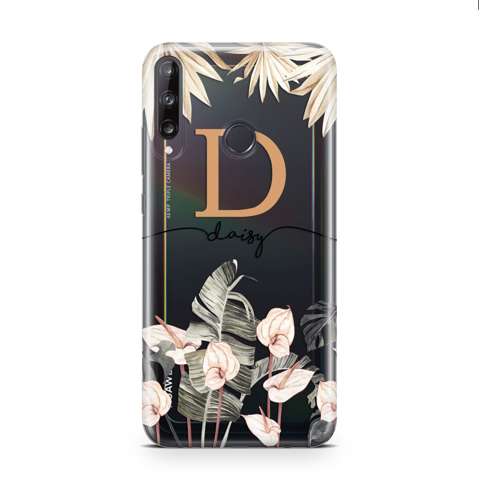 Personalised Dried Flowers Huawei P40 Lite E Phone Case