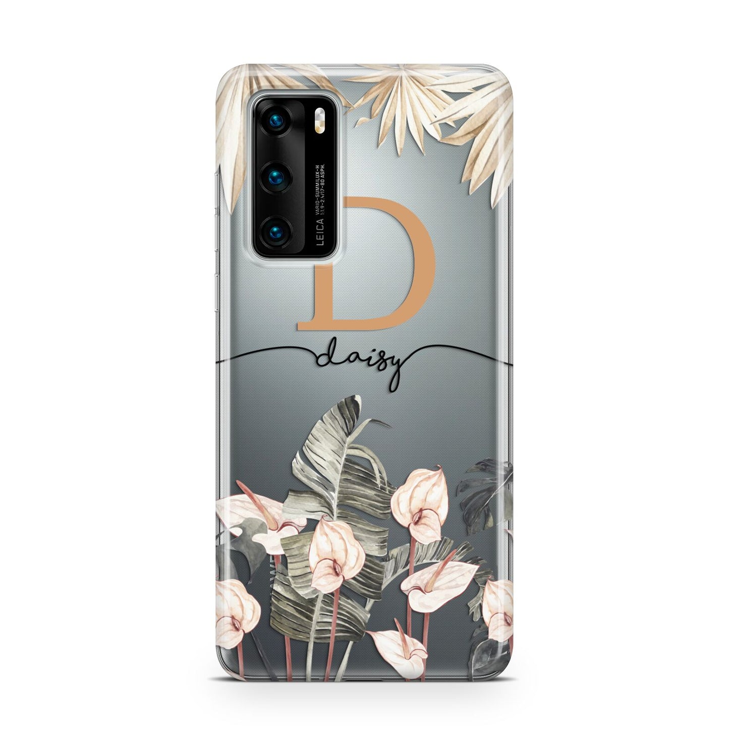 Personalised Dried Flowers Huawei P40 Phone Case