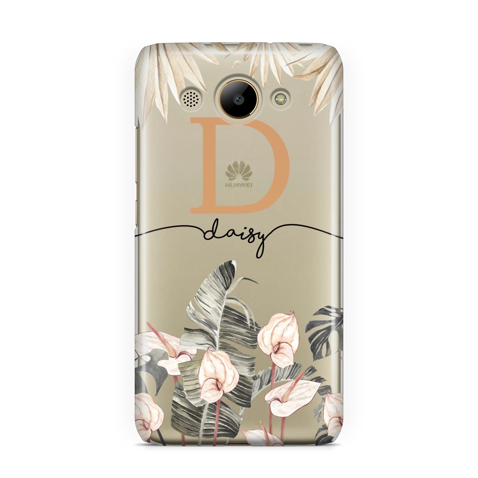 Personalised Dried Flowers Huawei Y3 2017