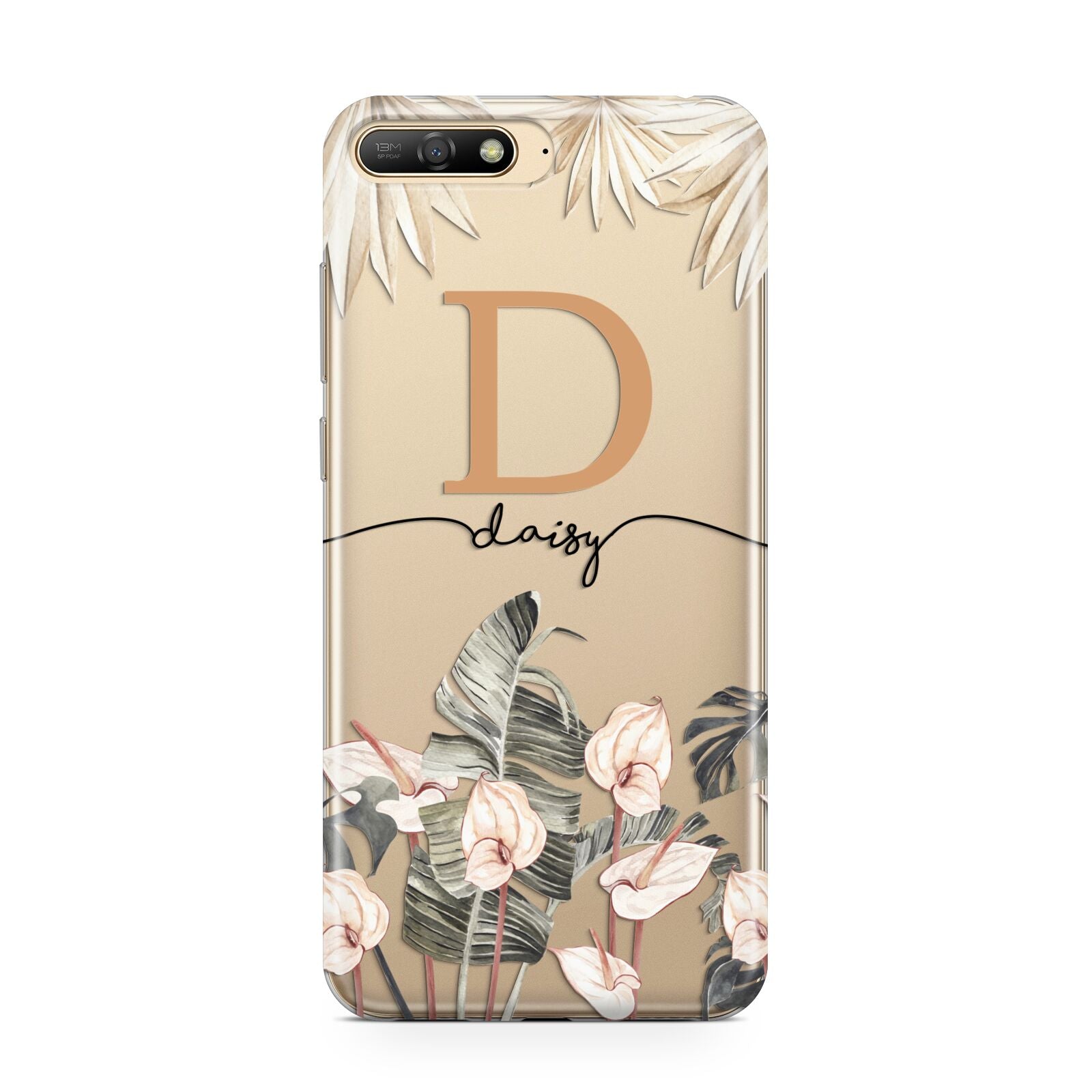 Personalised Dried Flowers Huawei Y6 2018