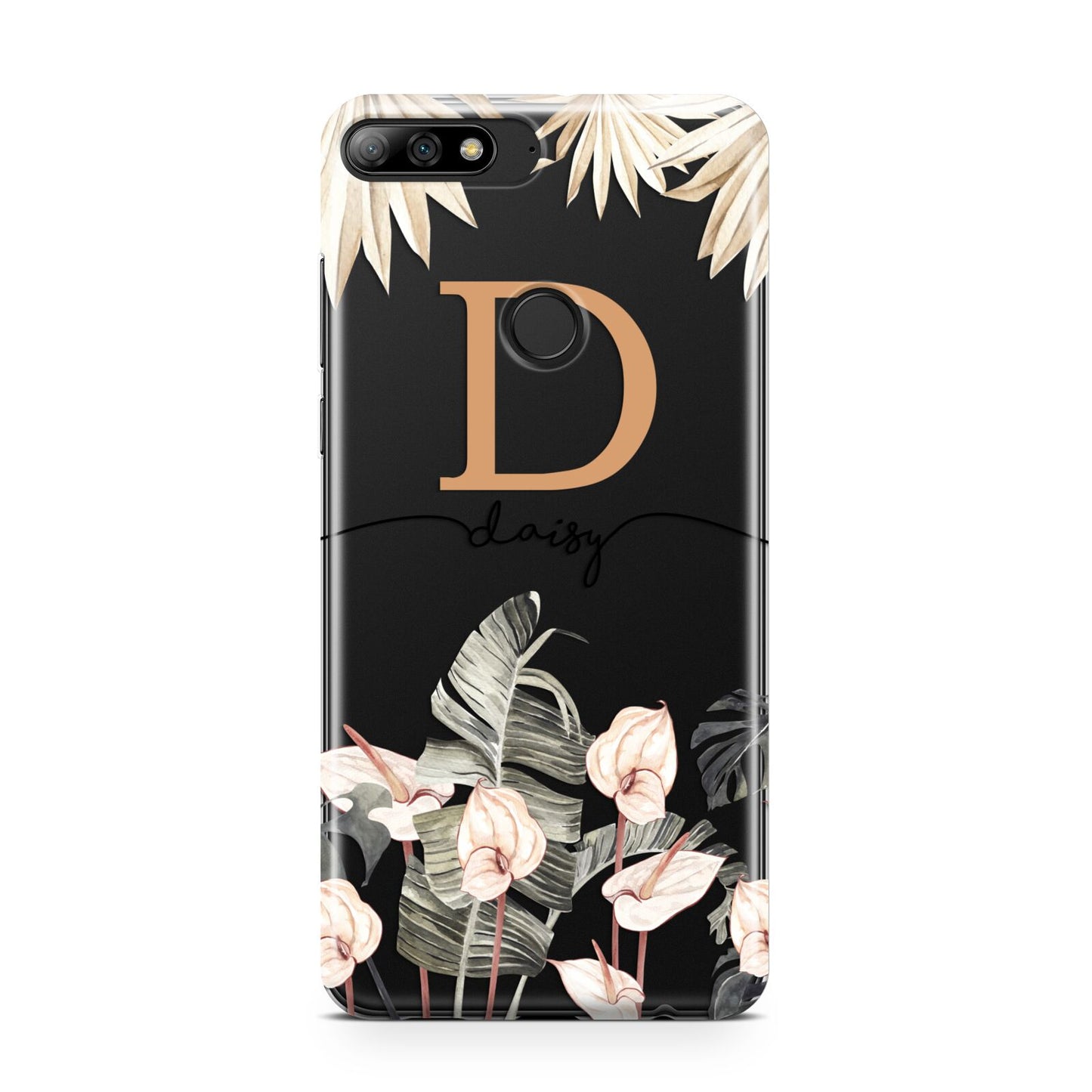 Personalised Dried Flowers Huawei Y7 2018