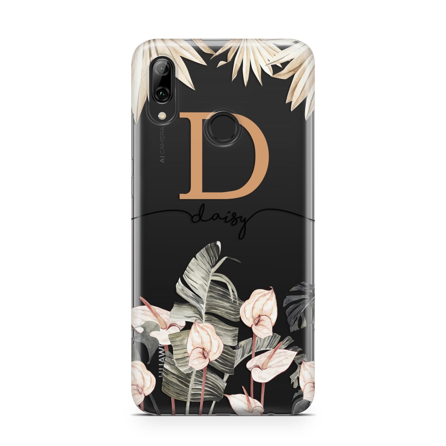 Personalised Dried Flowers Huawei Y7 2019