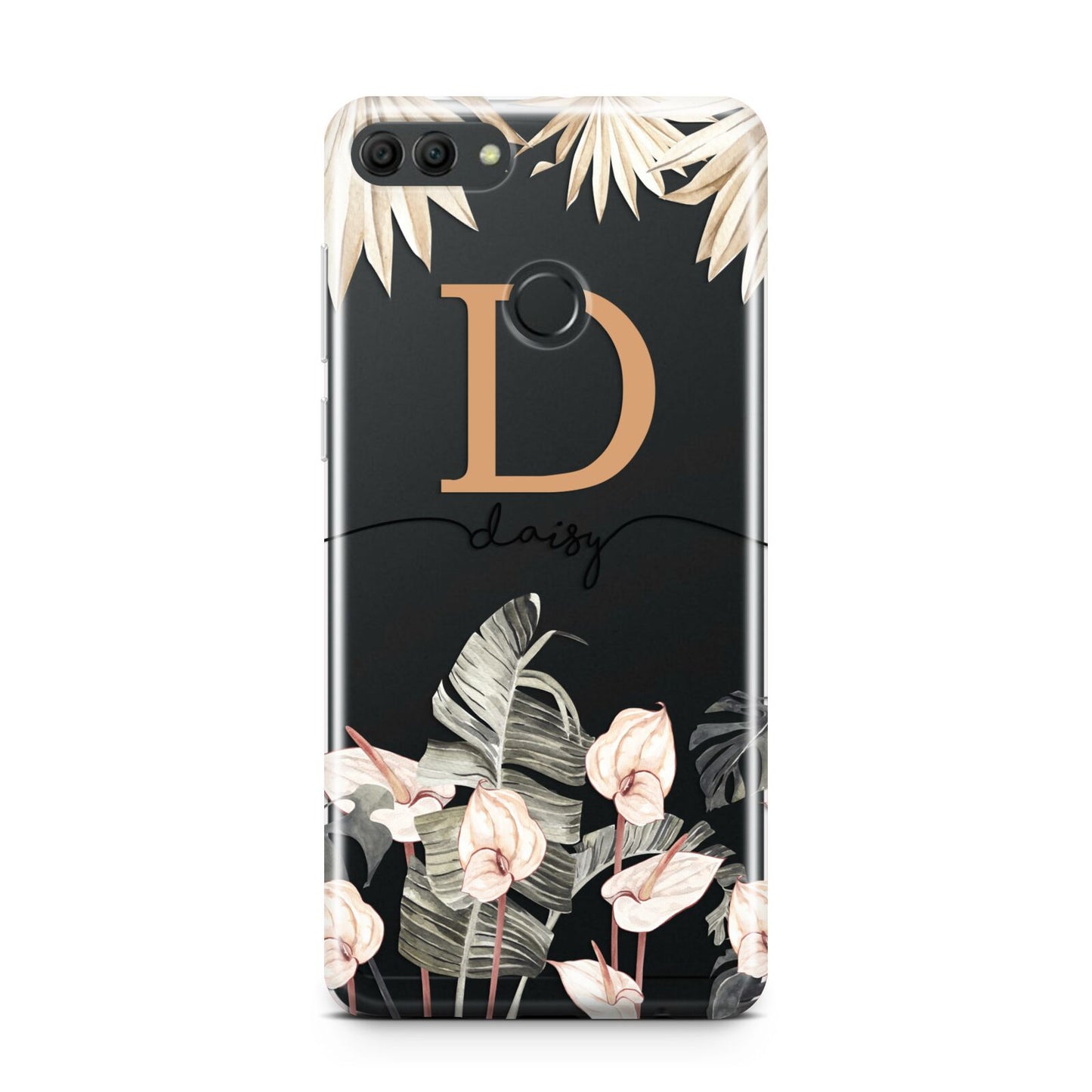 Personalised Dried Flowers Huawei Y9 2018