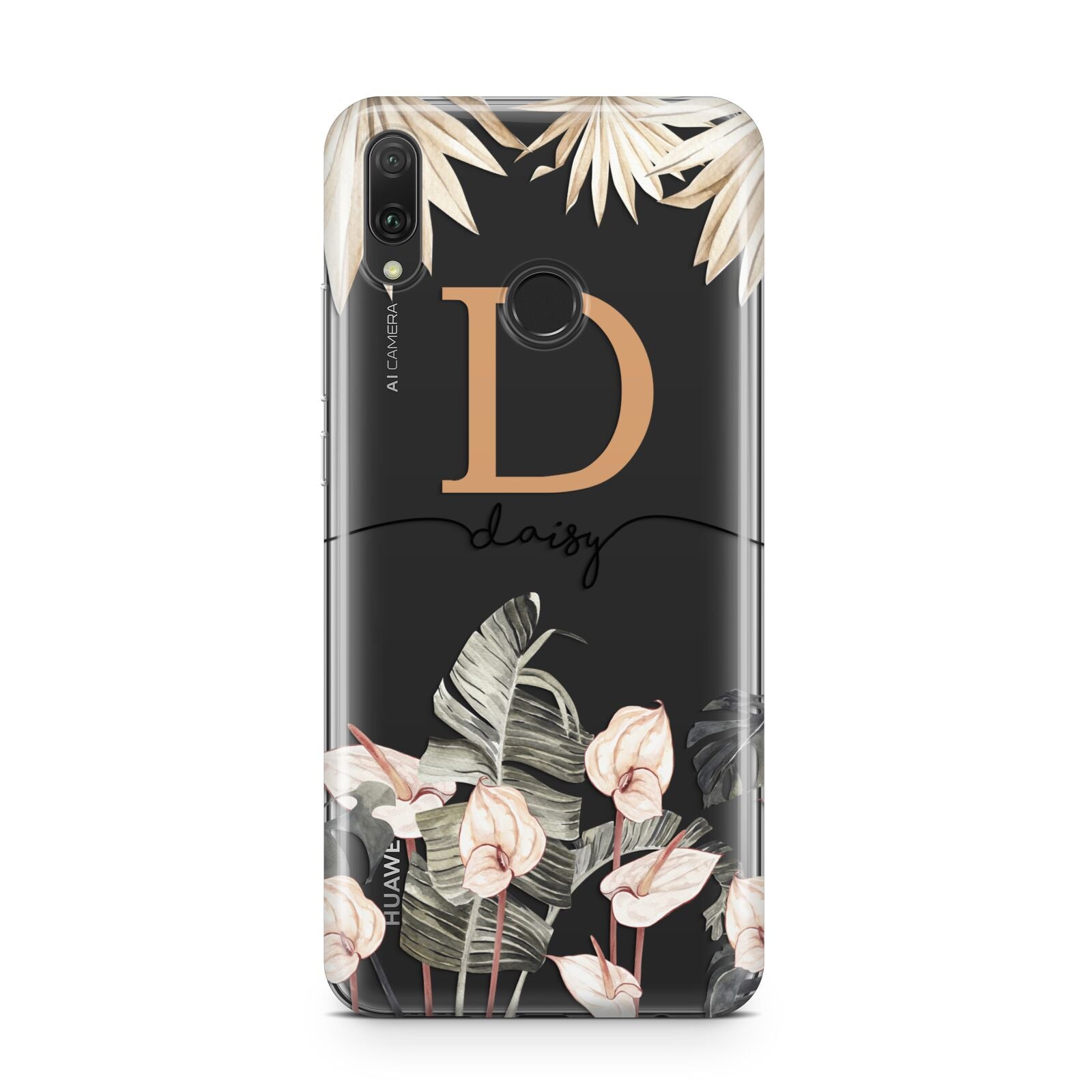 Personalised Dried Flowers Huawei Y9 2019