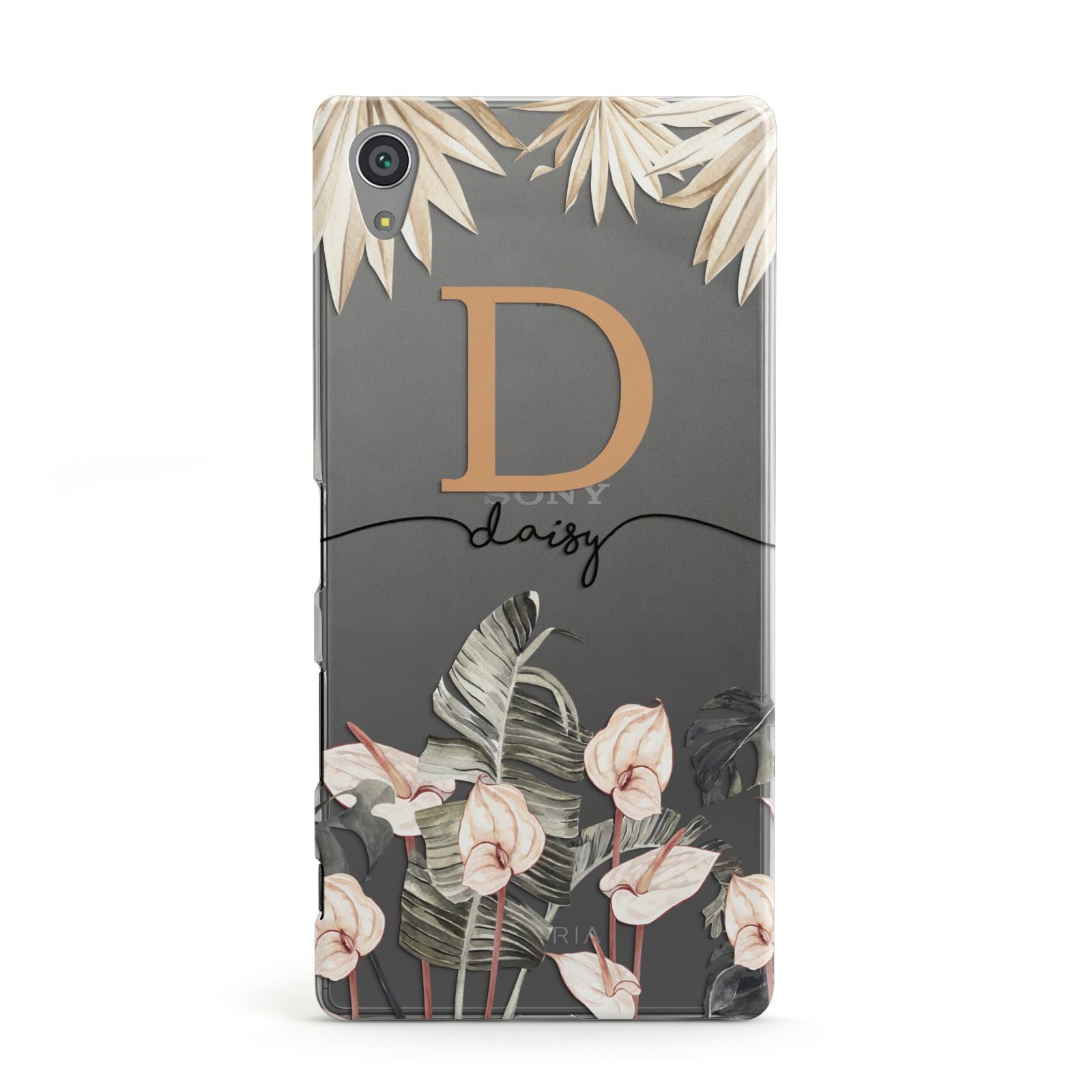 Personalised Dried Flowers Sony Xperia Case