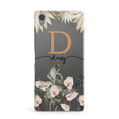 Personalised Dried Flowers Sony Xperia Case