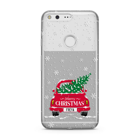 Personalised Driving Home For Christmas Google Pixel Case