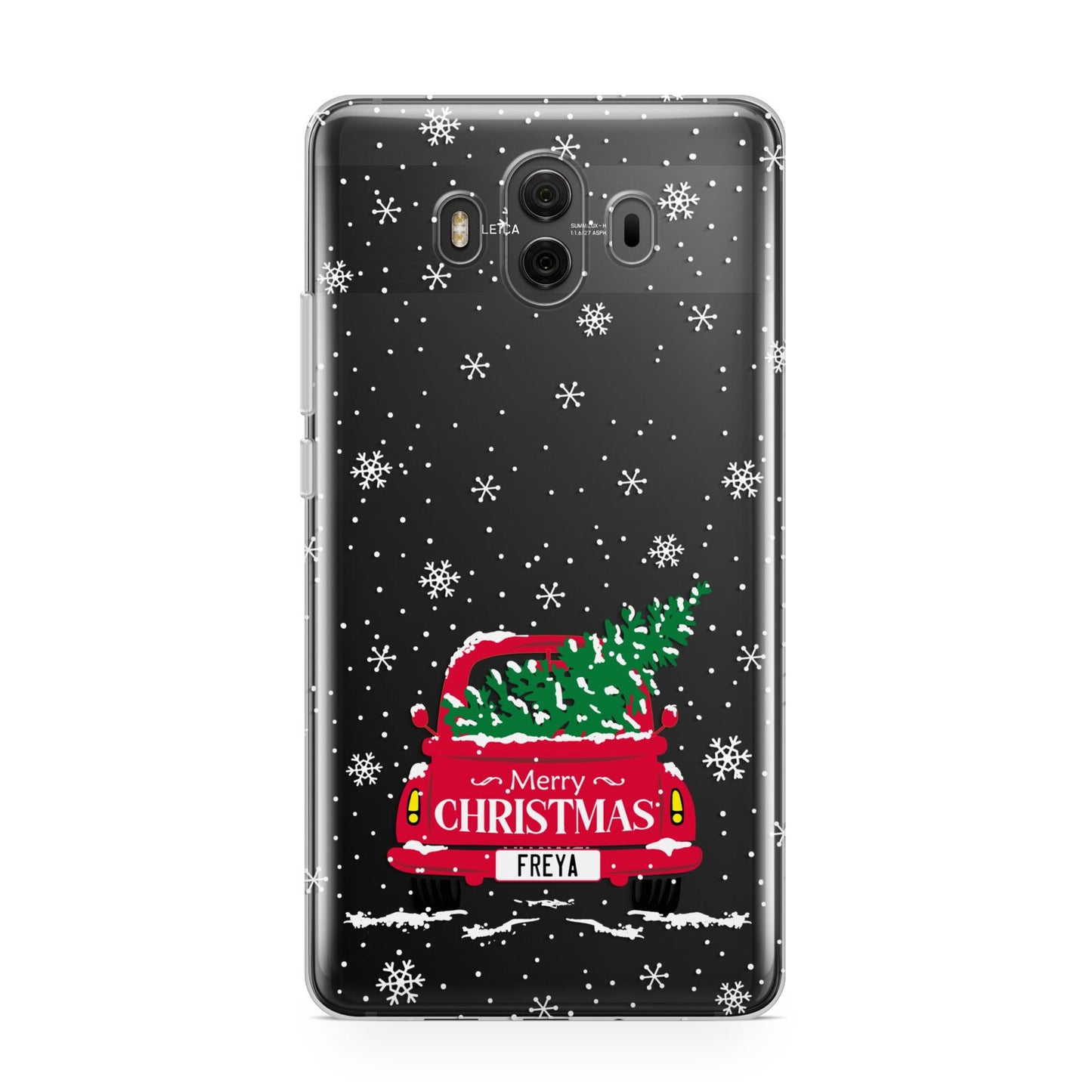 Personalised Driving Home For Christmas Huawei Mate 10 Protective Phone Case