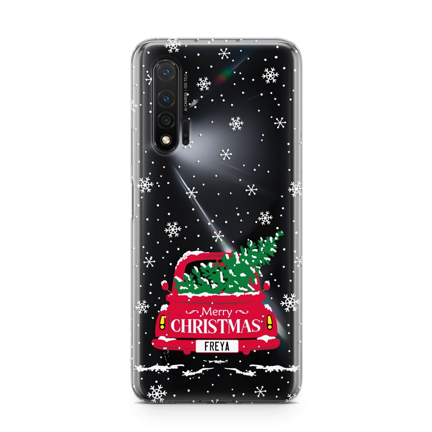 Personalised Driving Home For Christmas Huawei Nova 6 Phone Case