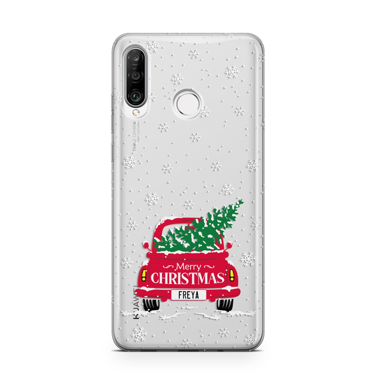 Personalised Driving Home For Christmas Huawei P30 Lite Phone Case