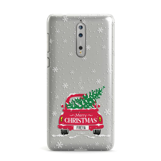 Personalised Driving Home For Christmas Nokia Case