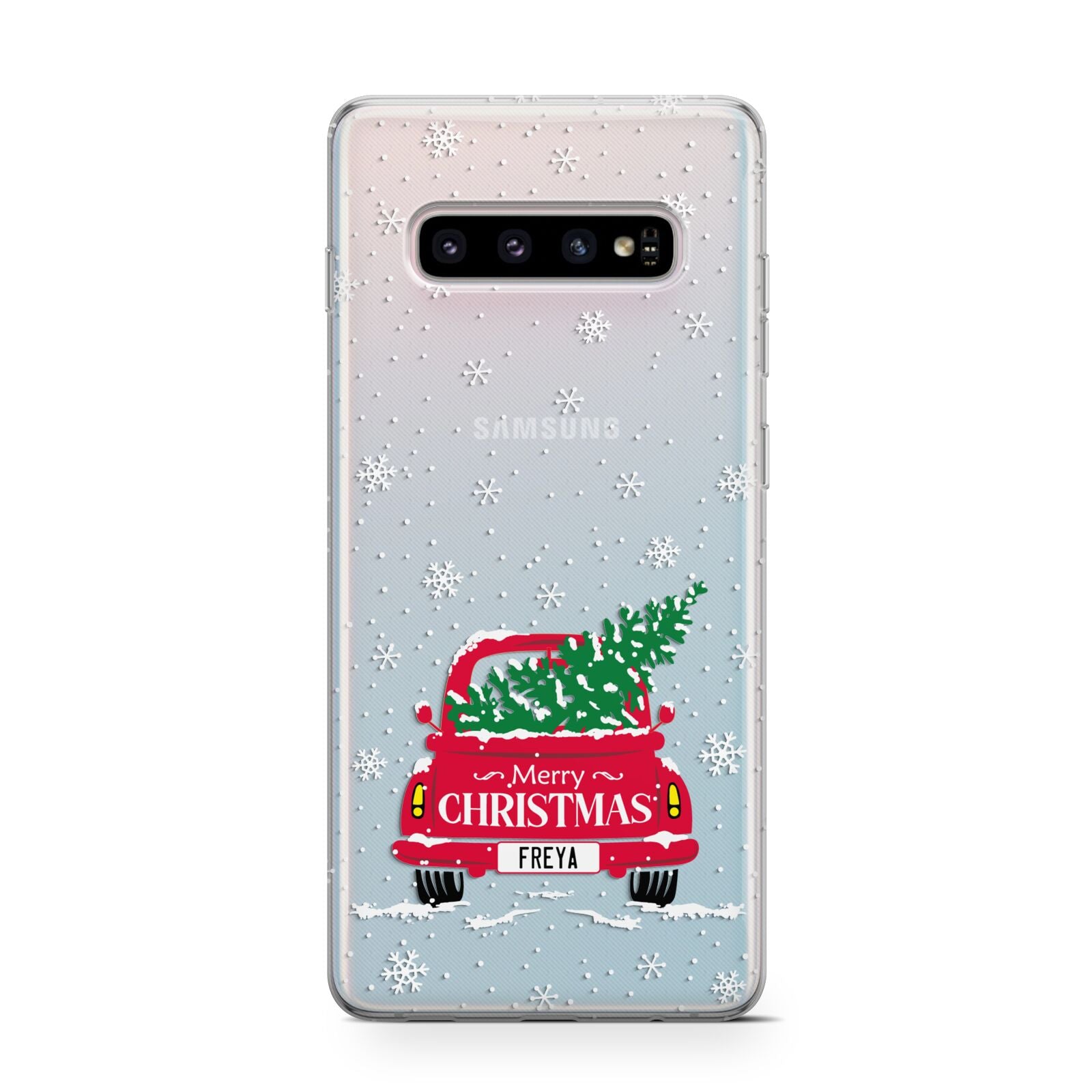 Personalised Driving Home For Christmas Protective Samsung Galaxy Case