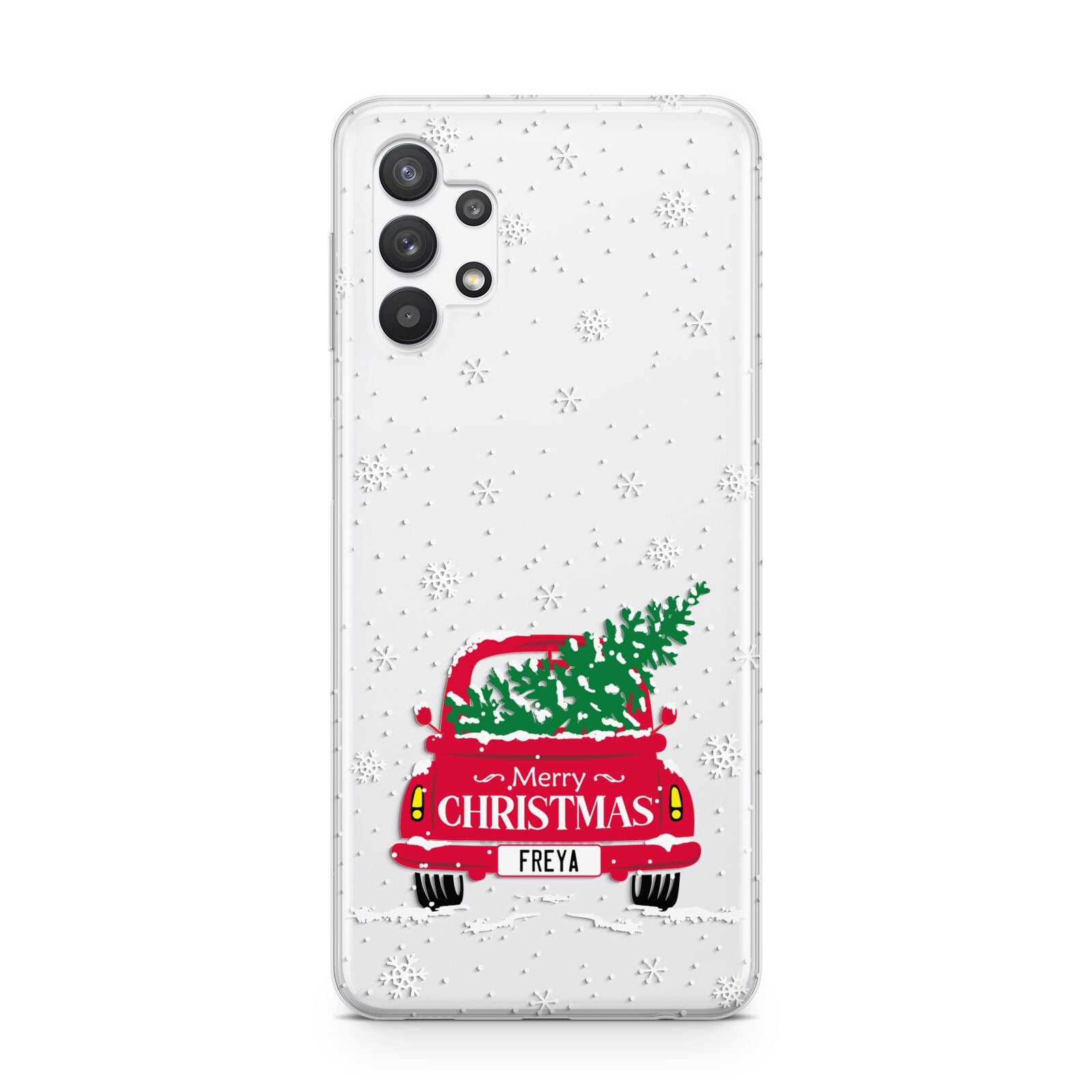 Personalised Driving Home For Christmas Samsung A32 5G Case