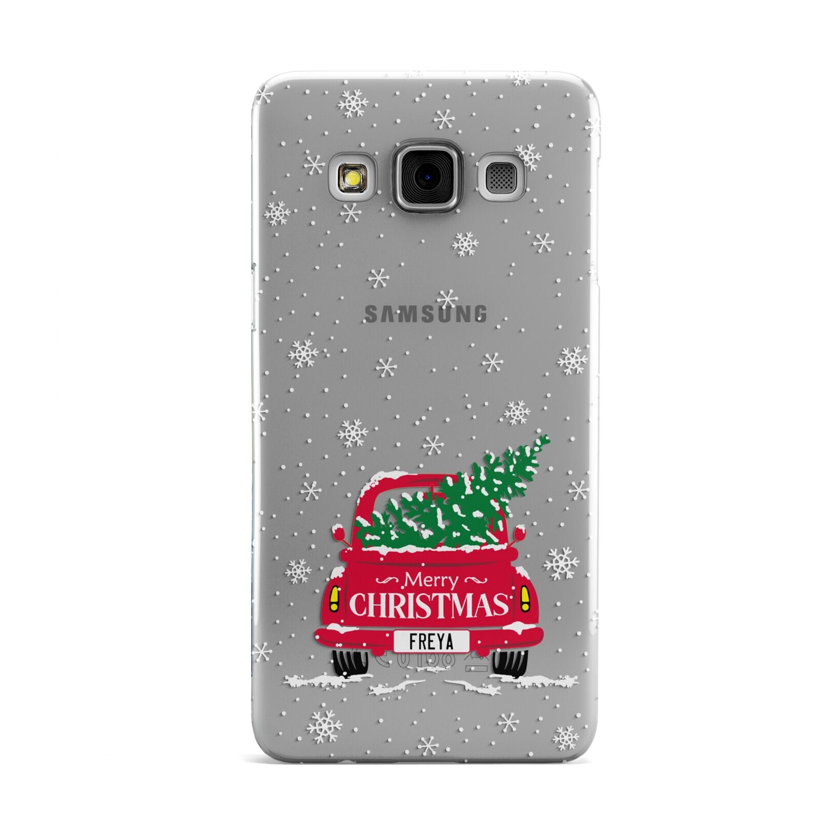 Personalised Driving Home For Christmas Samsung Galaxy A3 Case