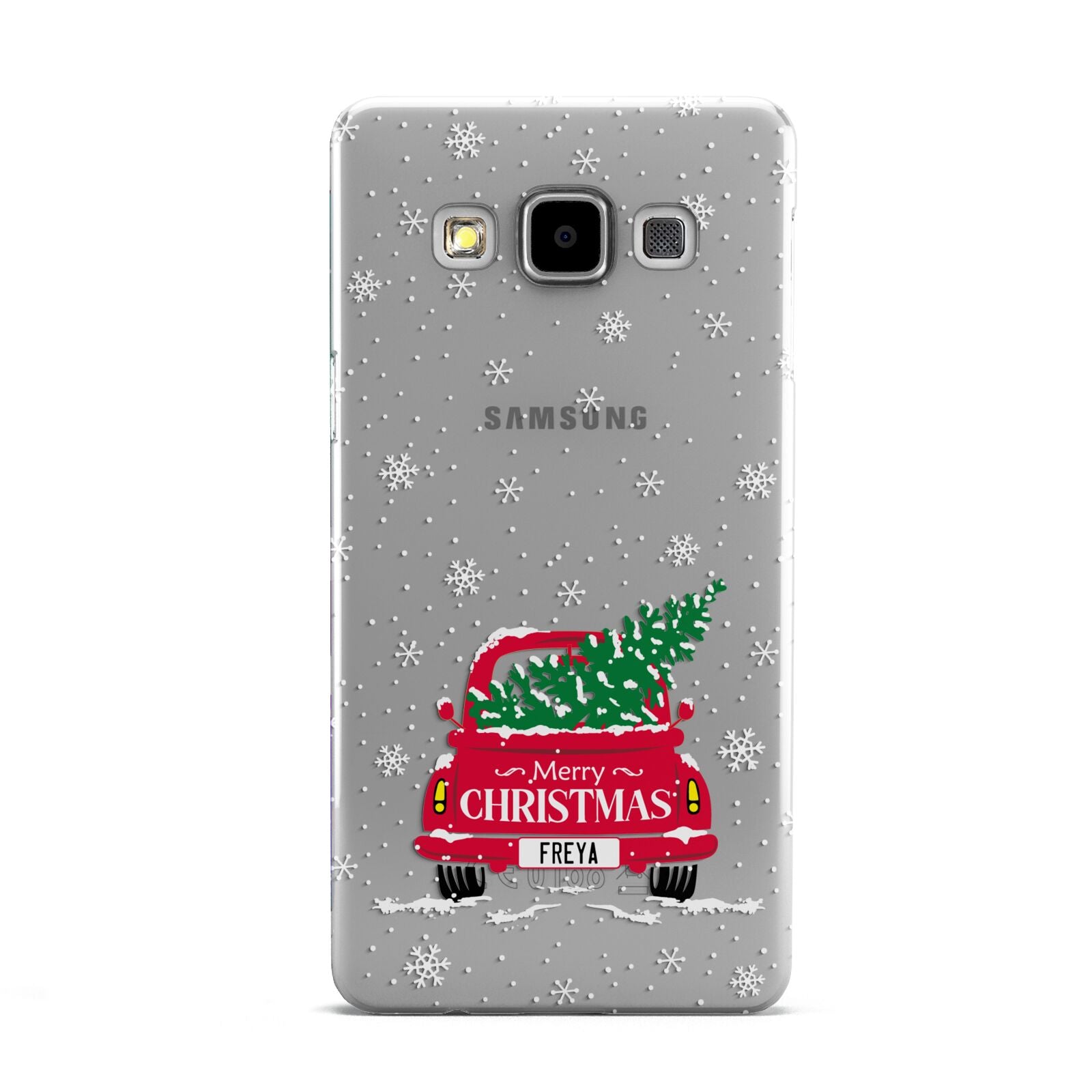 Personalised Driving Home For Christmas Samsung Galaxy A5 Case