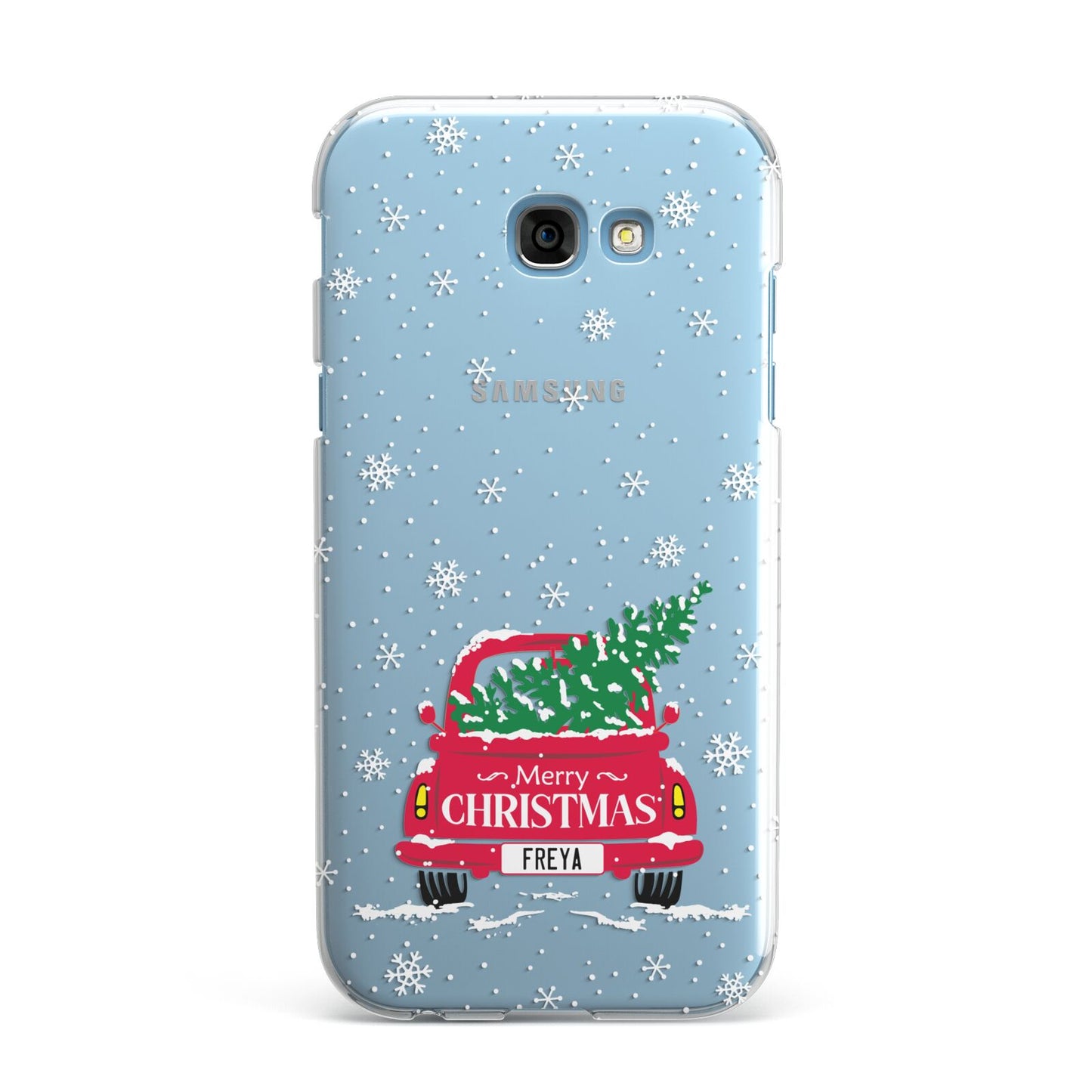 Personalised Driving Home For Christmas Samsung Galaxy A7 2017 Case