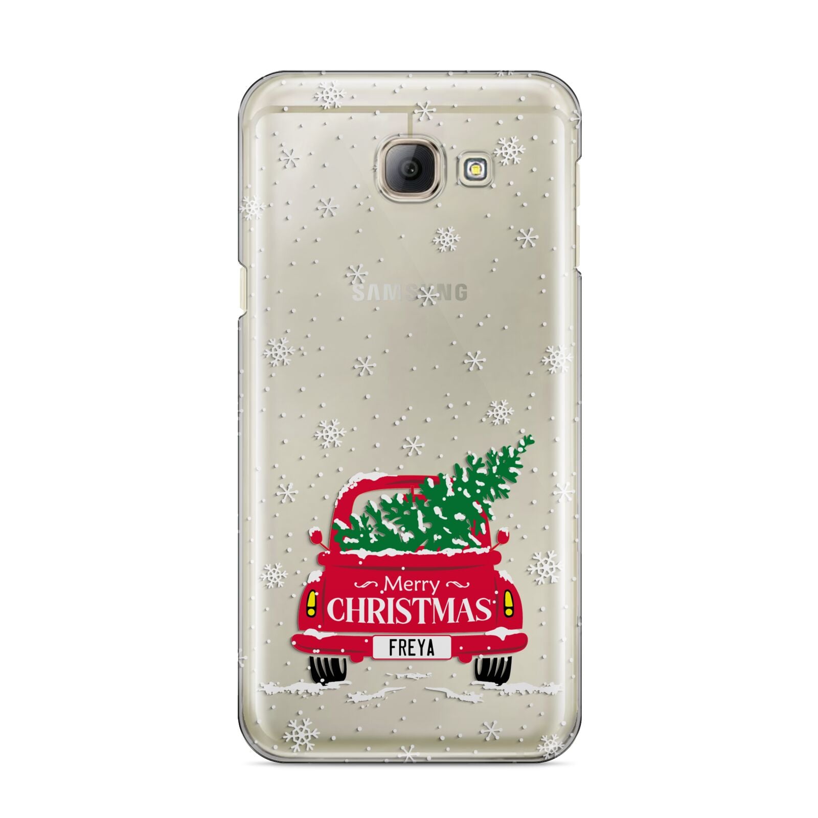 Personalised Driving Home For Christmas Samsung Galaxy A8 2016 Case