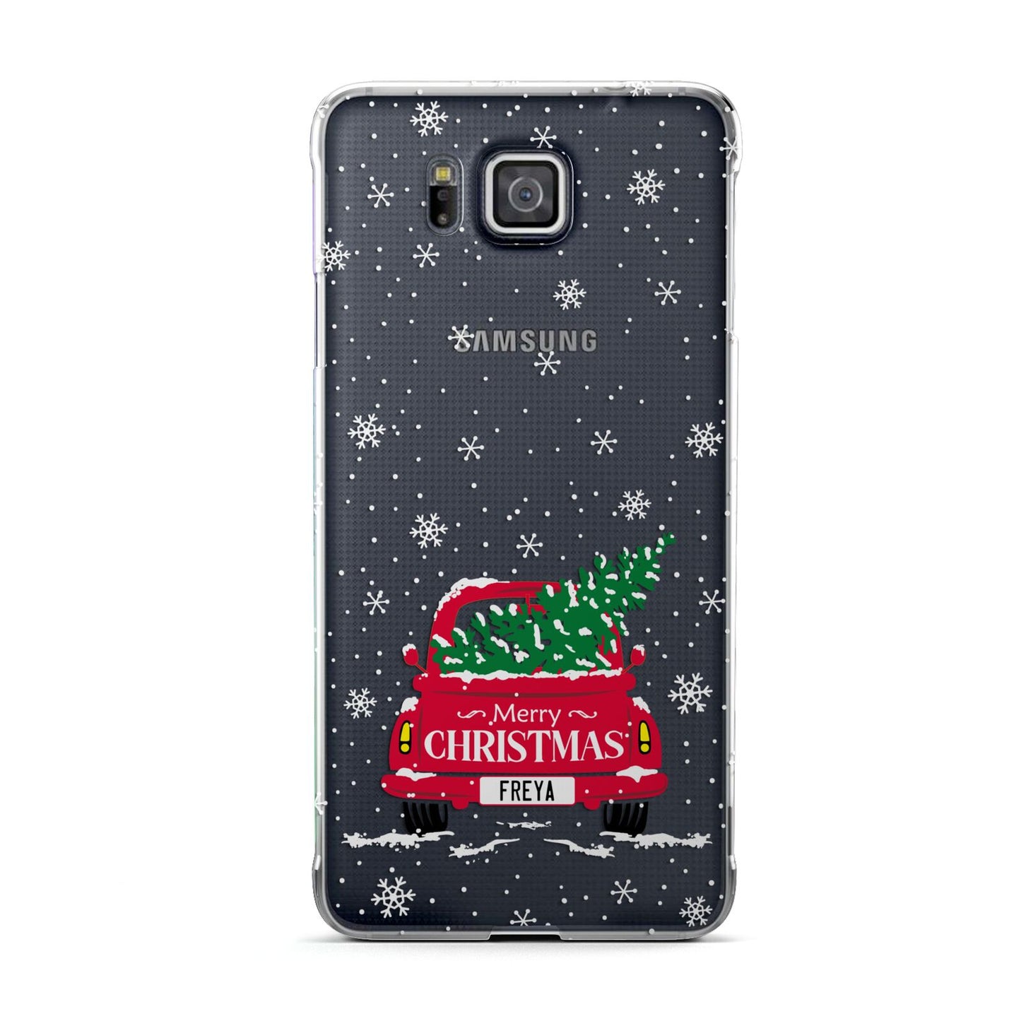 Personalised Driving Home For Christmas Samsung Galaxy Alpha Case