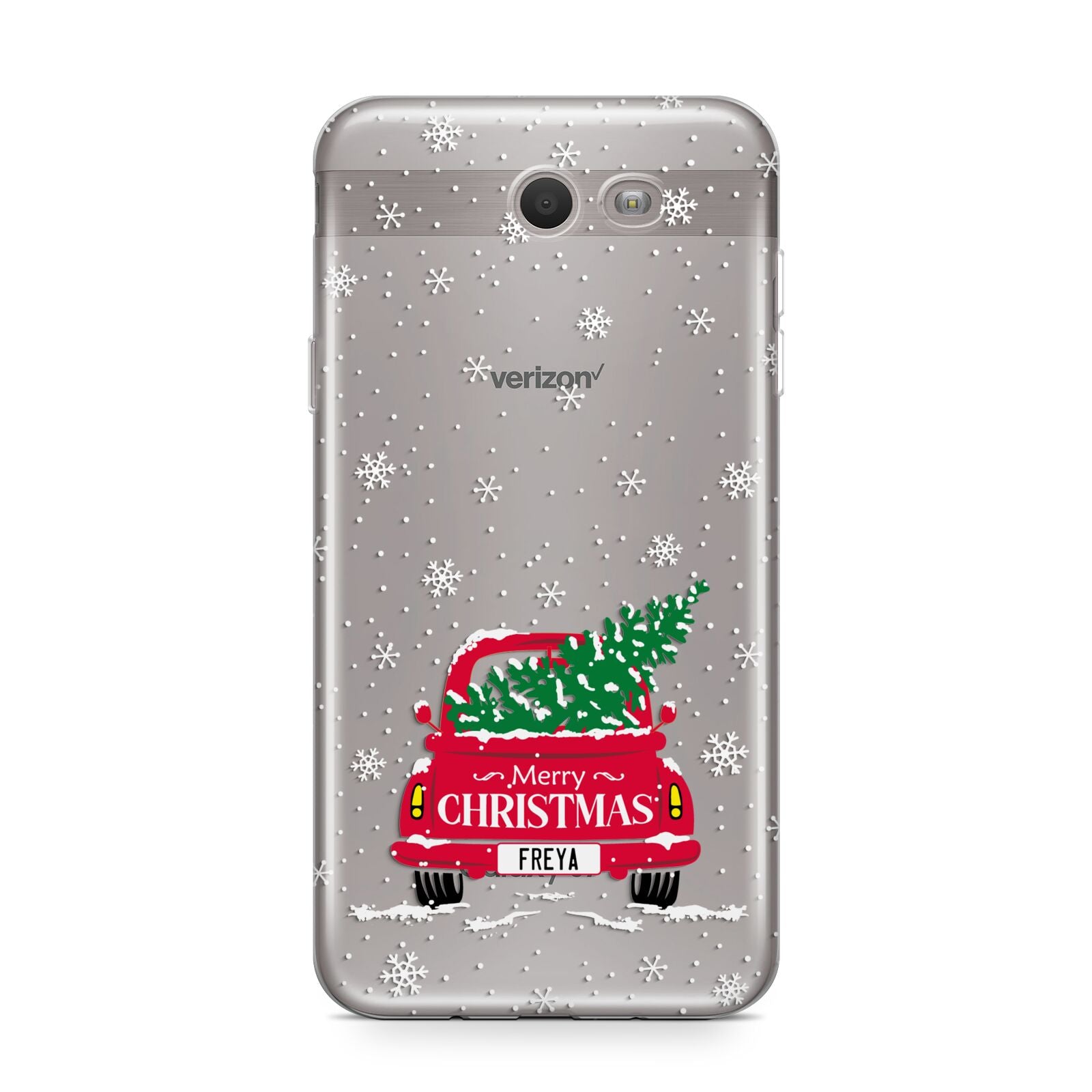 Personalised Driving Home For Christmas Samsung Galaxy J7 2017 Case