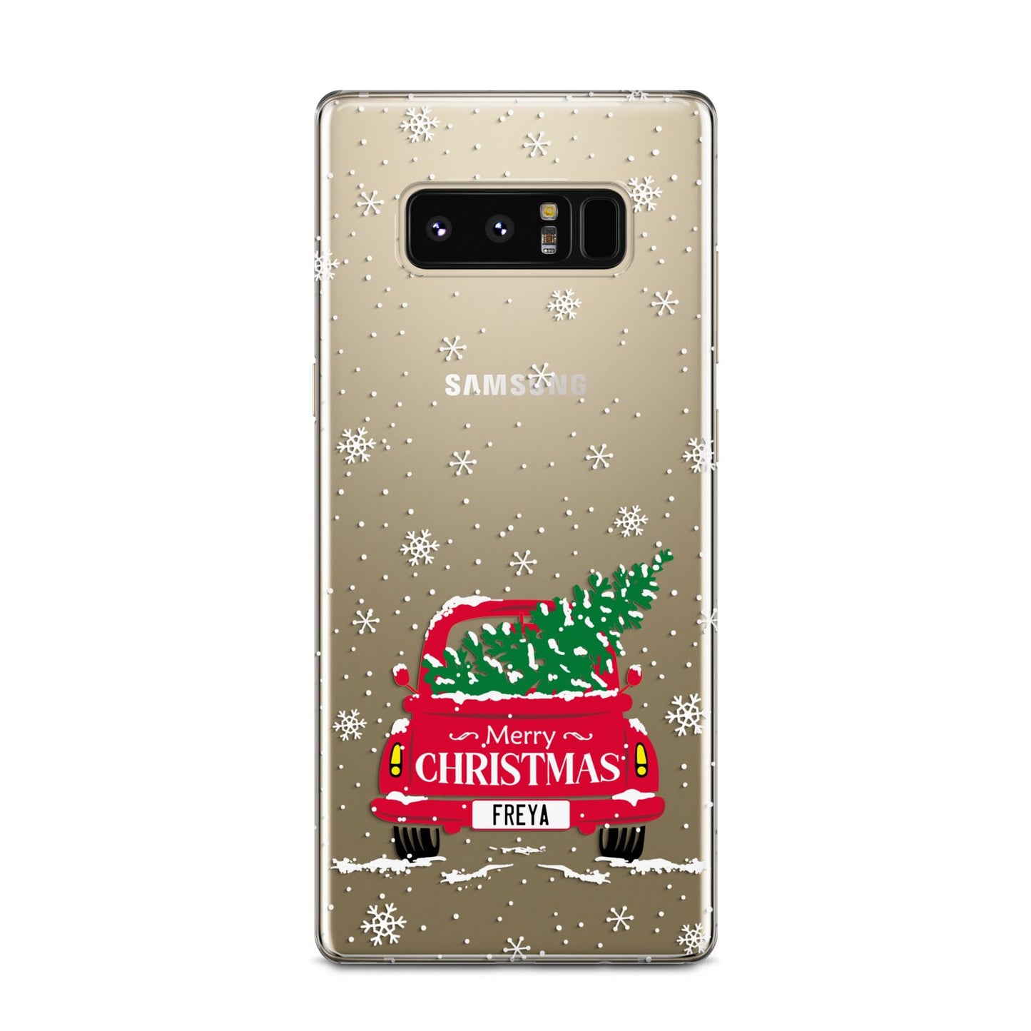 Personalised Driving Home For Christmas Samsung Galaxy Note 8 Case