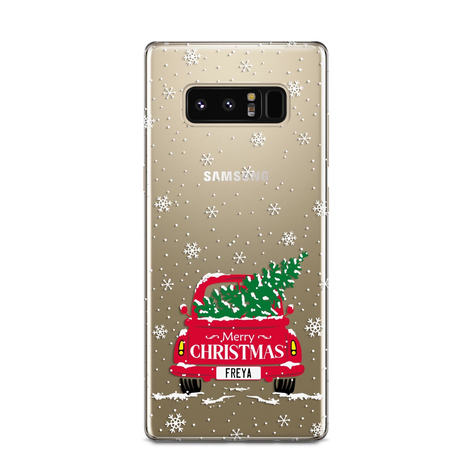 Personalised Driving Home For Christmas Samsung Galaxy Note 8 Case