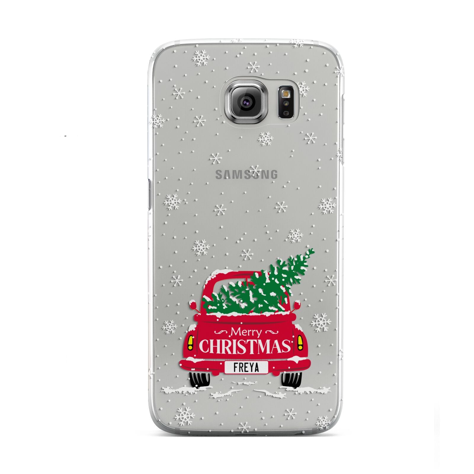 Personalised Driving Home For Christmas Samsung Galaxy S6 Case