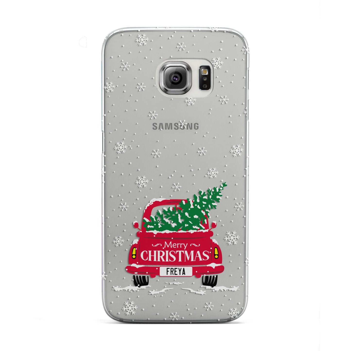 Personalised Driving Home For Christmas Samsung Galaxy S6 Edge Case