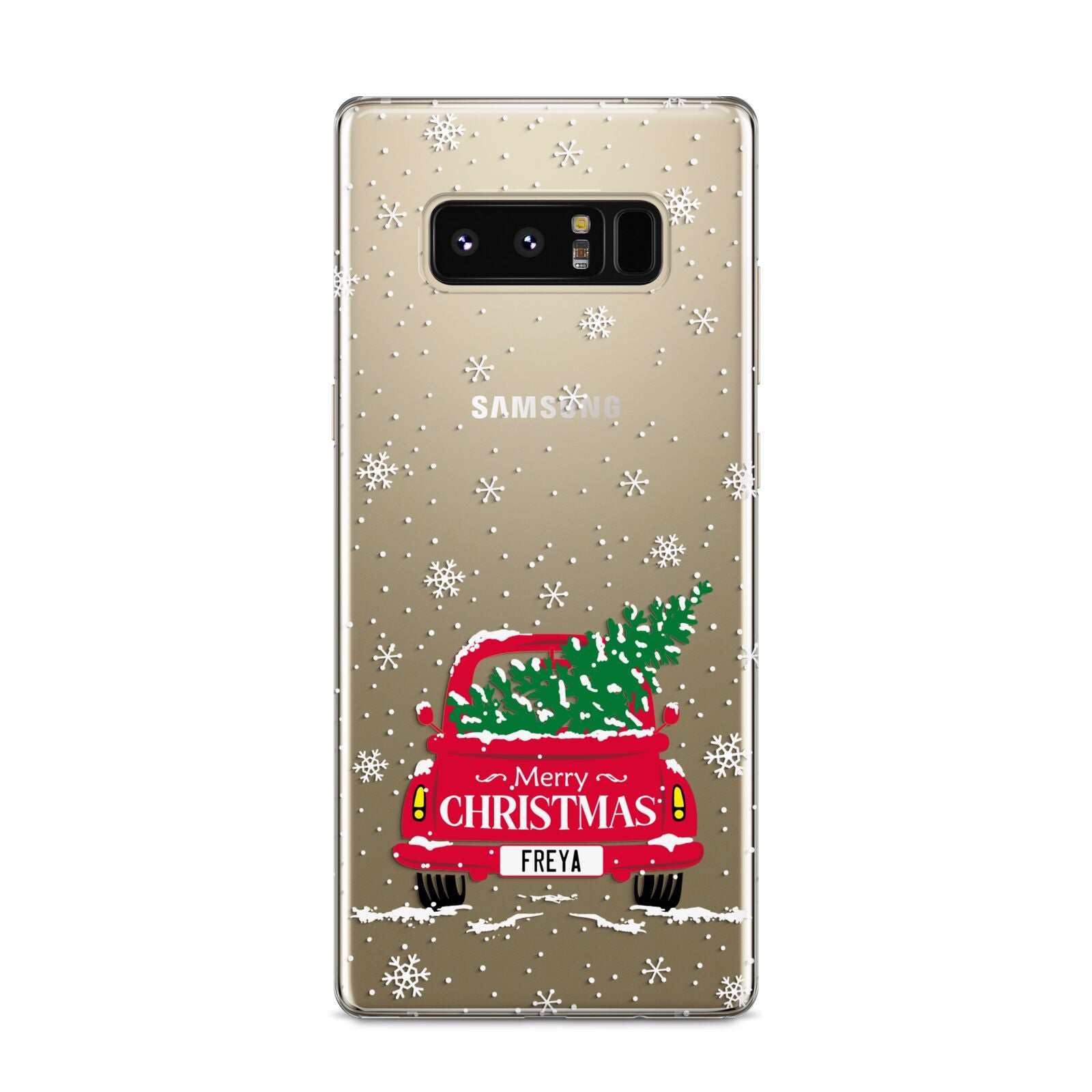 Personalised Driving Home For Christmas Samsung Galaxy S8 Case