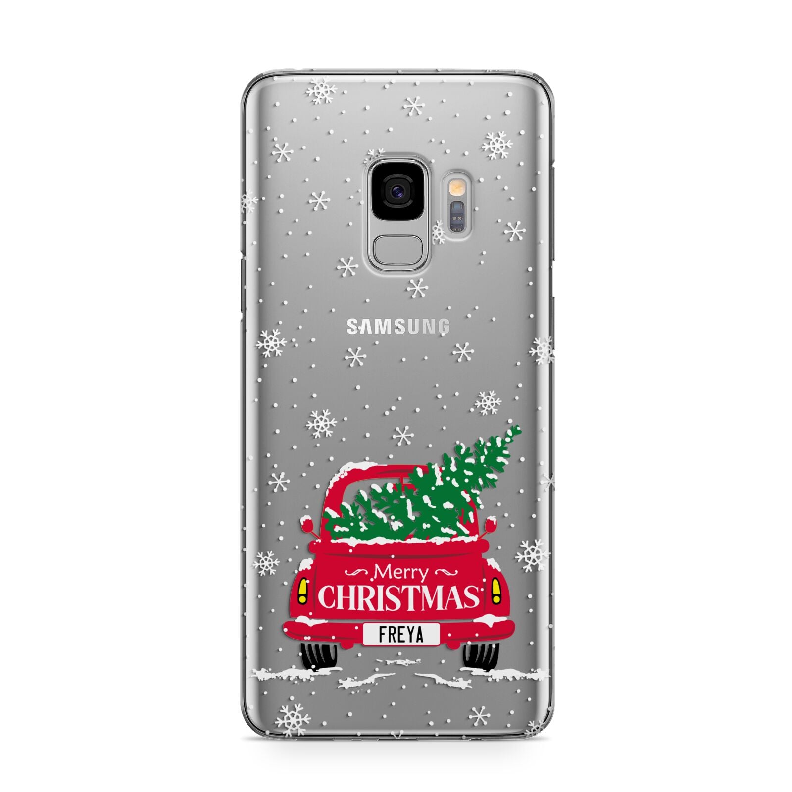 Personalised Driving Home For Christmas Samsung Galaxy S9 Case