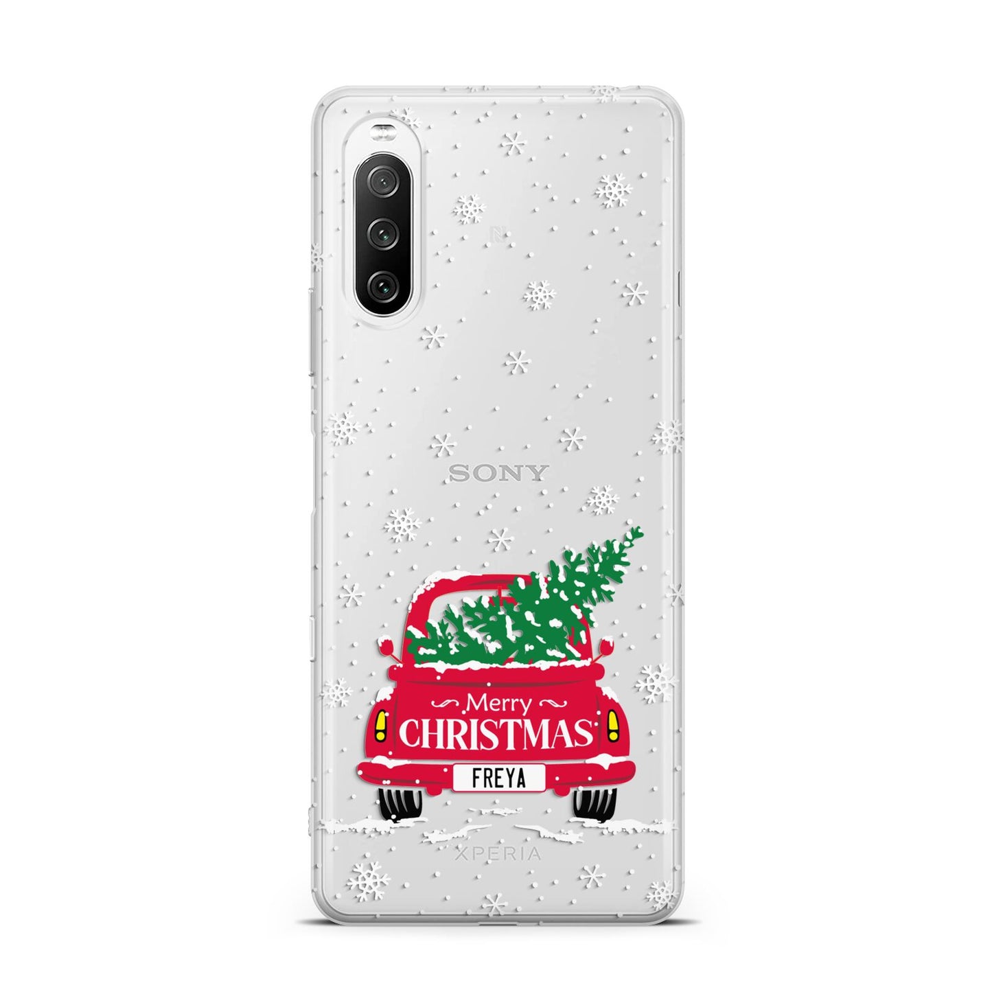 Personalised Driving Home For Christmas Sony Xperia 10 III Case