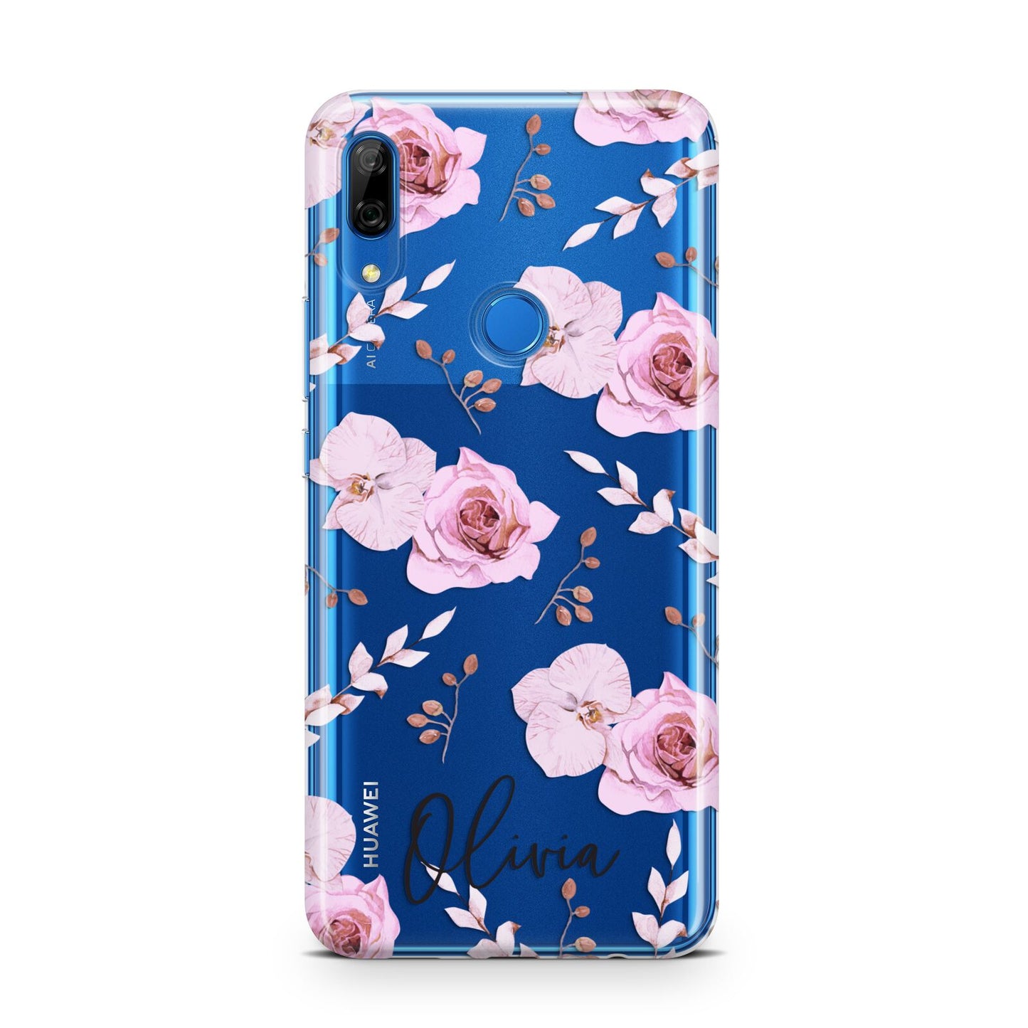 Personalised Dusty Pink Flowers Huawei P Smart Z