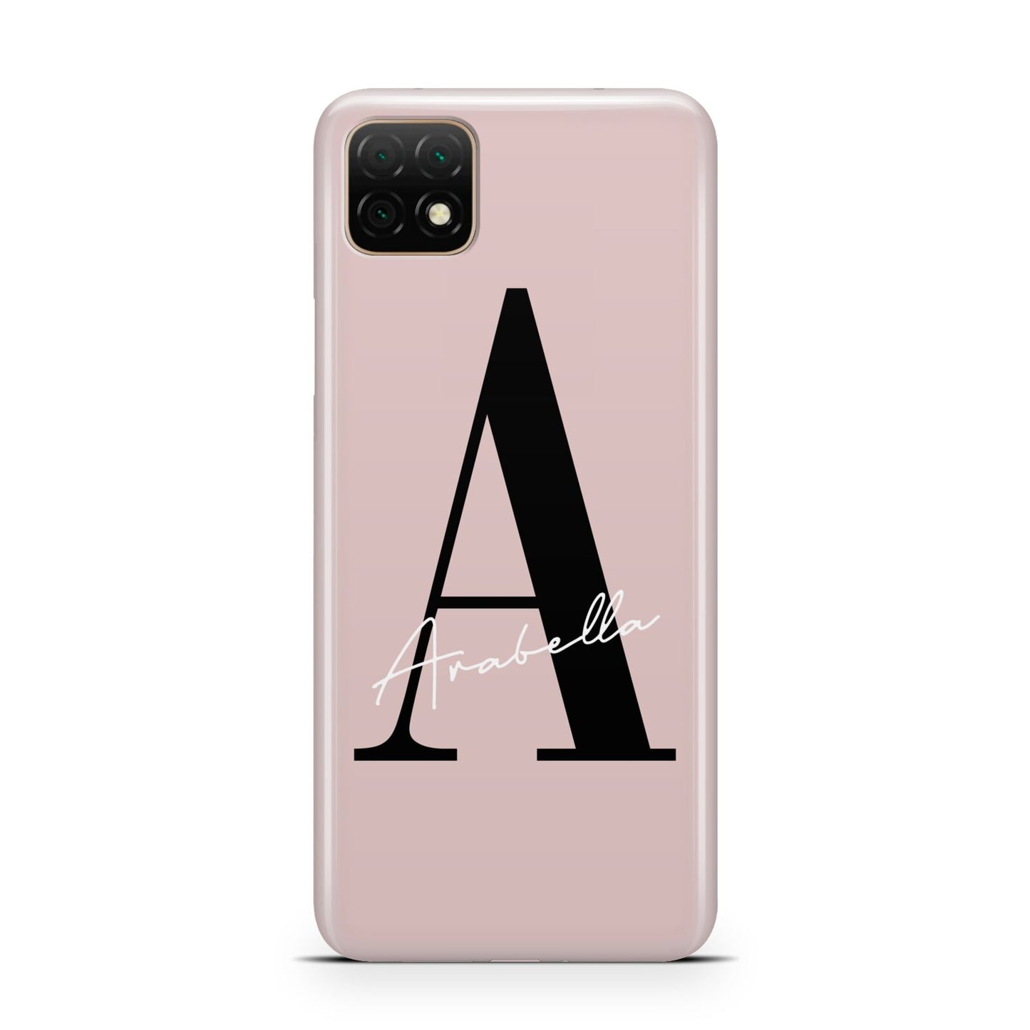 Personalised Dusty Pink Initial Huawei Enjoy 20 Phone Case