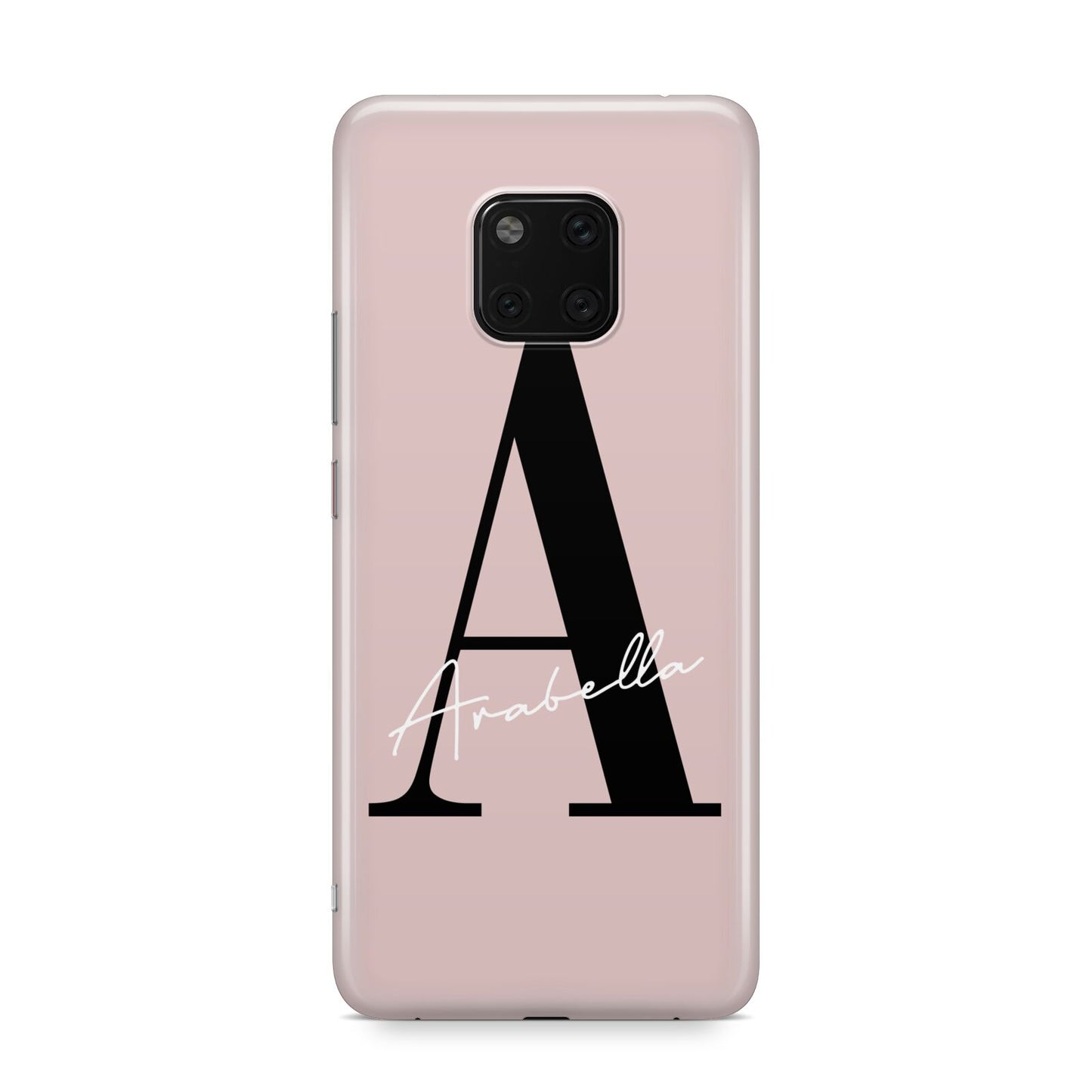 Personalised Dusty Pink Initial Huawei Mate 20 Pro Phone Case