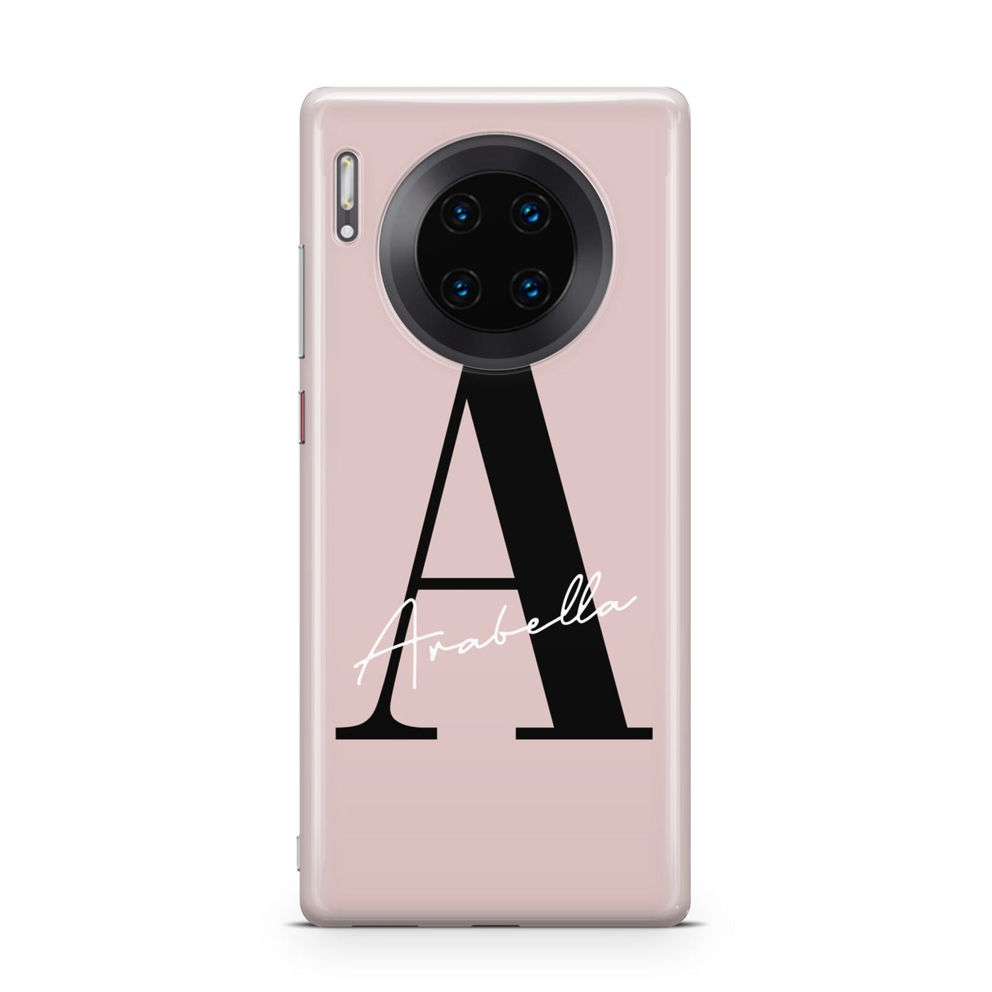 Personalised Dusty Pink Initial Huawei Mate 30 Pro Phone Case