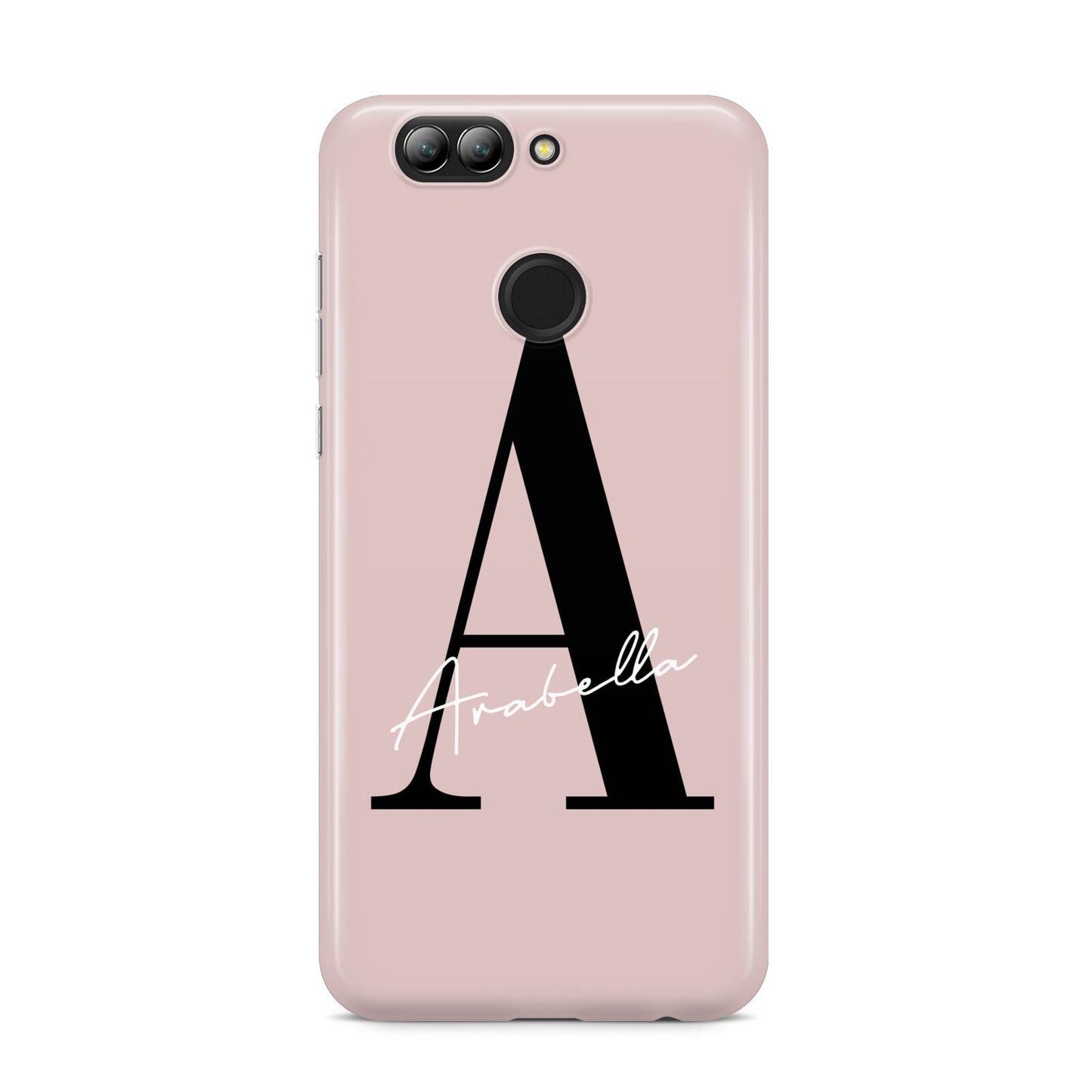 Personalised Dusty Pink Initial Huawei Nova 2s Phone Case