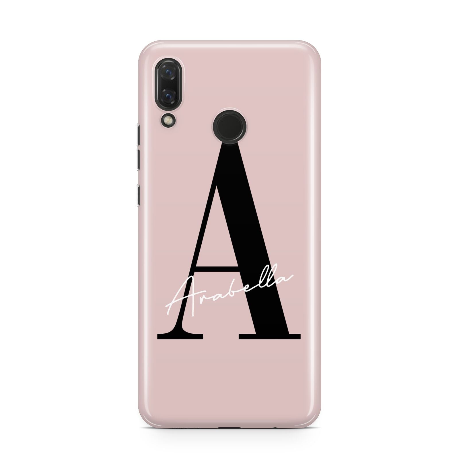 Personalised Dusty Pink Initial Huawei Nova 3 Phone Case