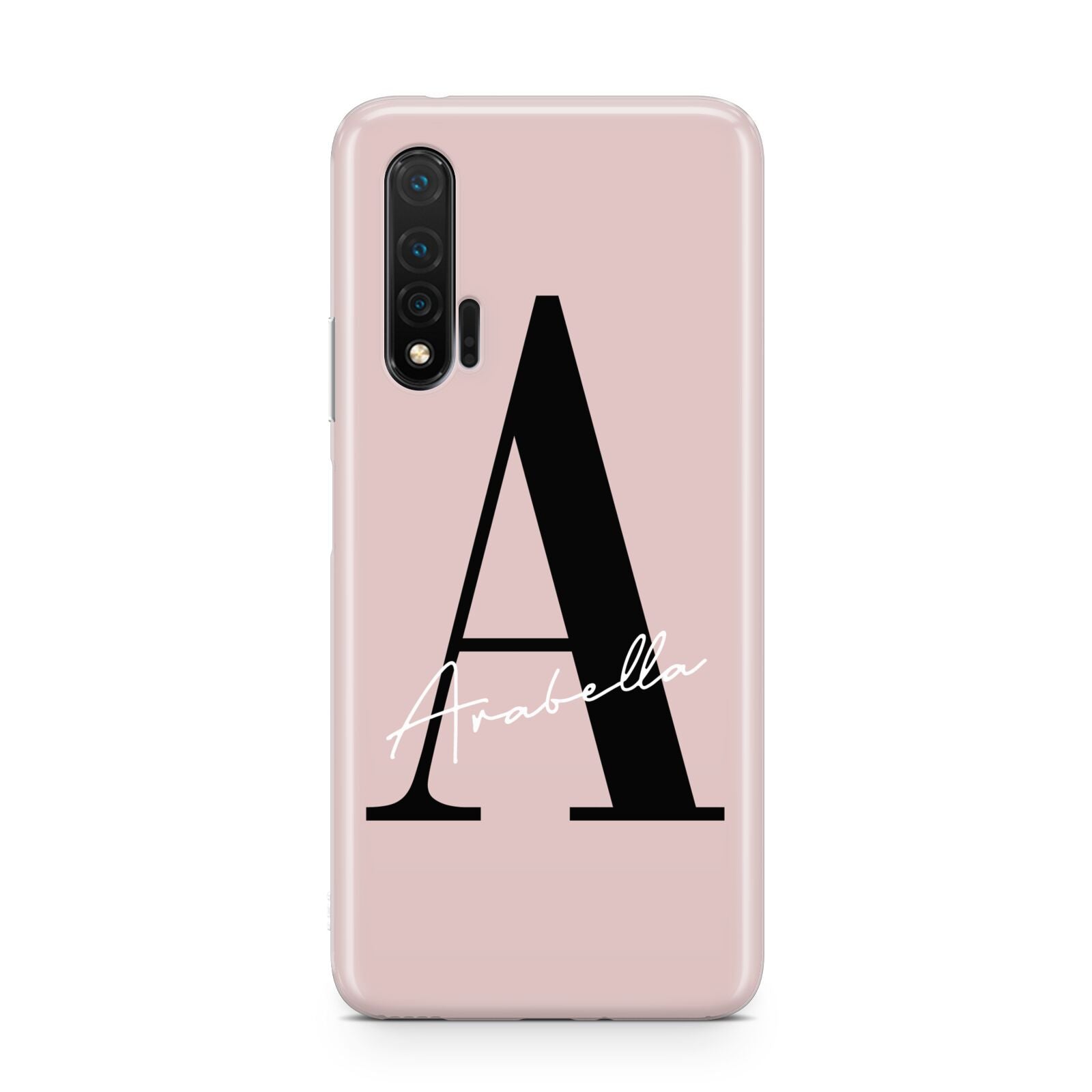 Personalised Dusty Pink Initial Huawei Nova 6 Phone Case