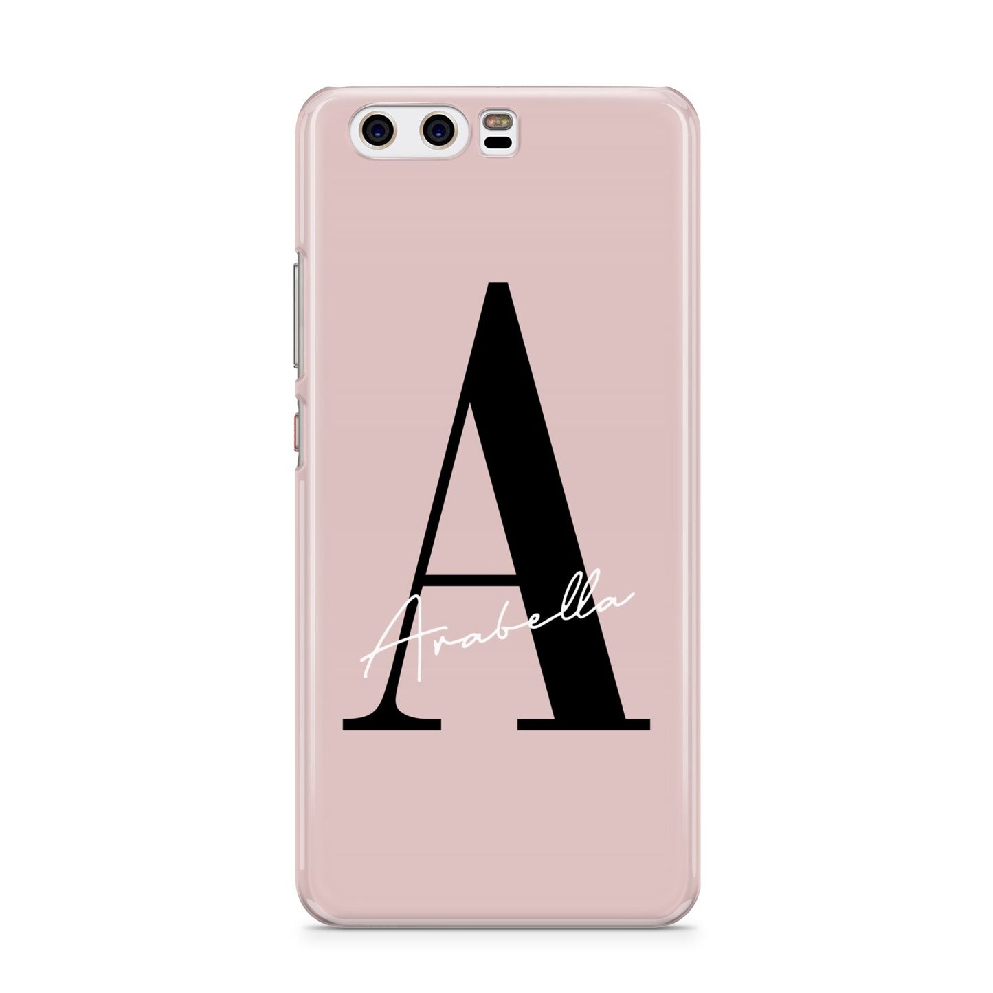 Personalised Dusty Pink Initial Huawei P10 Phone Case