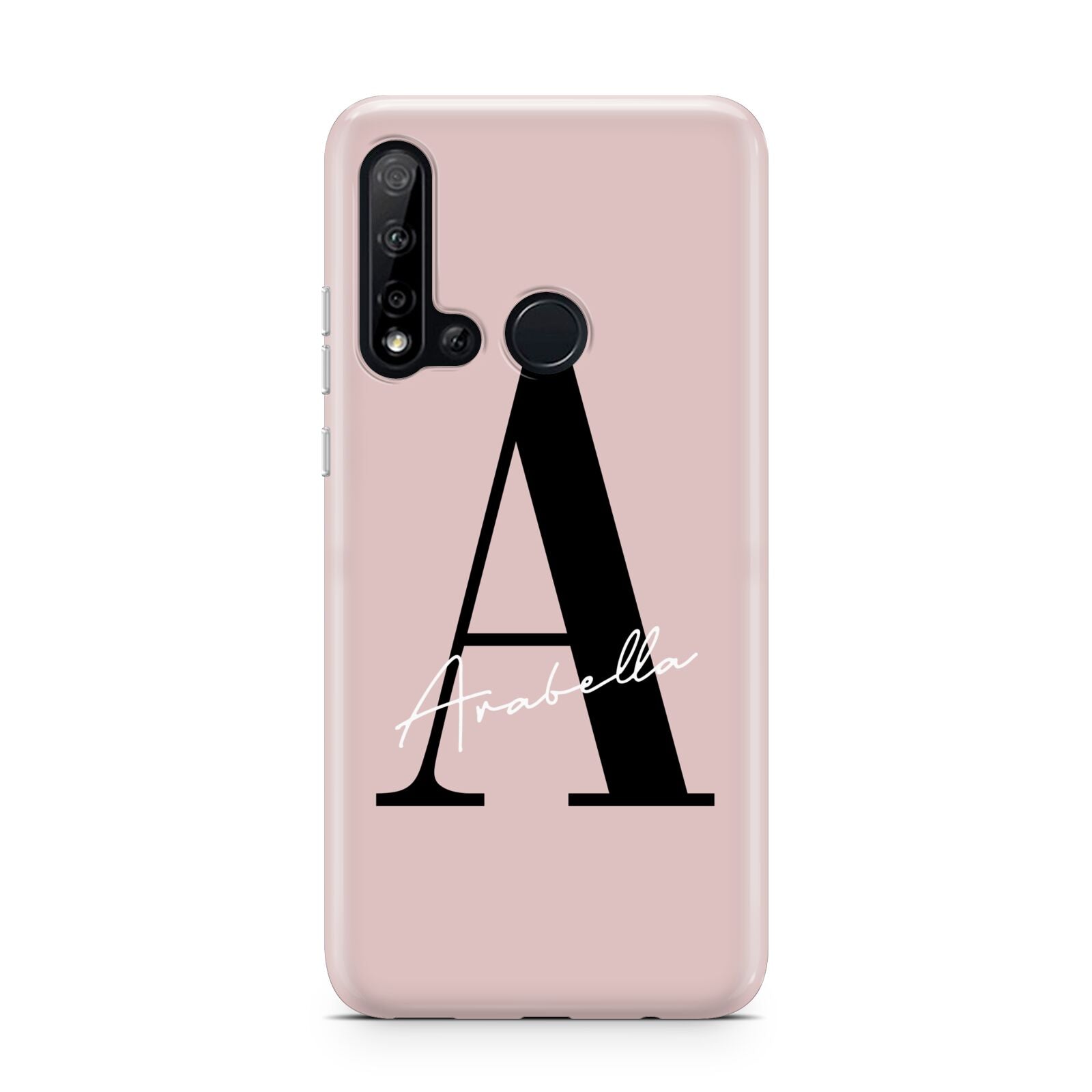 Personalised Dusty Pink Initial Huawei P20 Lite 5G Phone Case