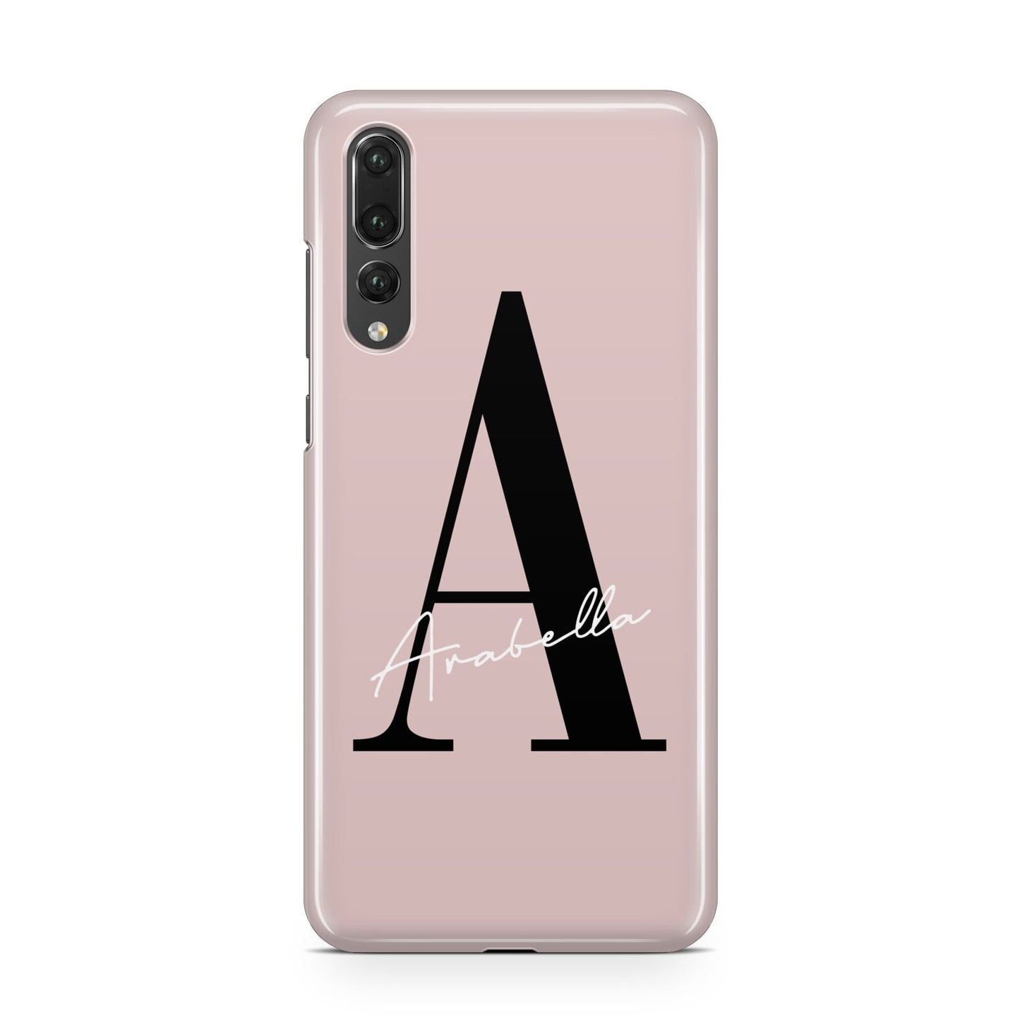 Personalised Dusty Pink Initial Huawei P20 Pro Phone Case