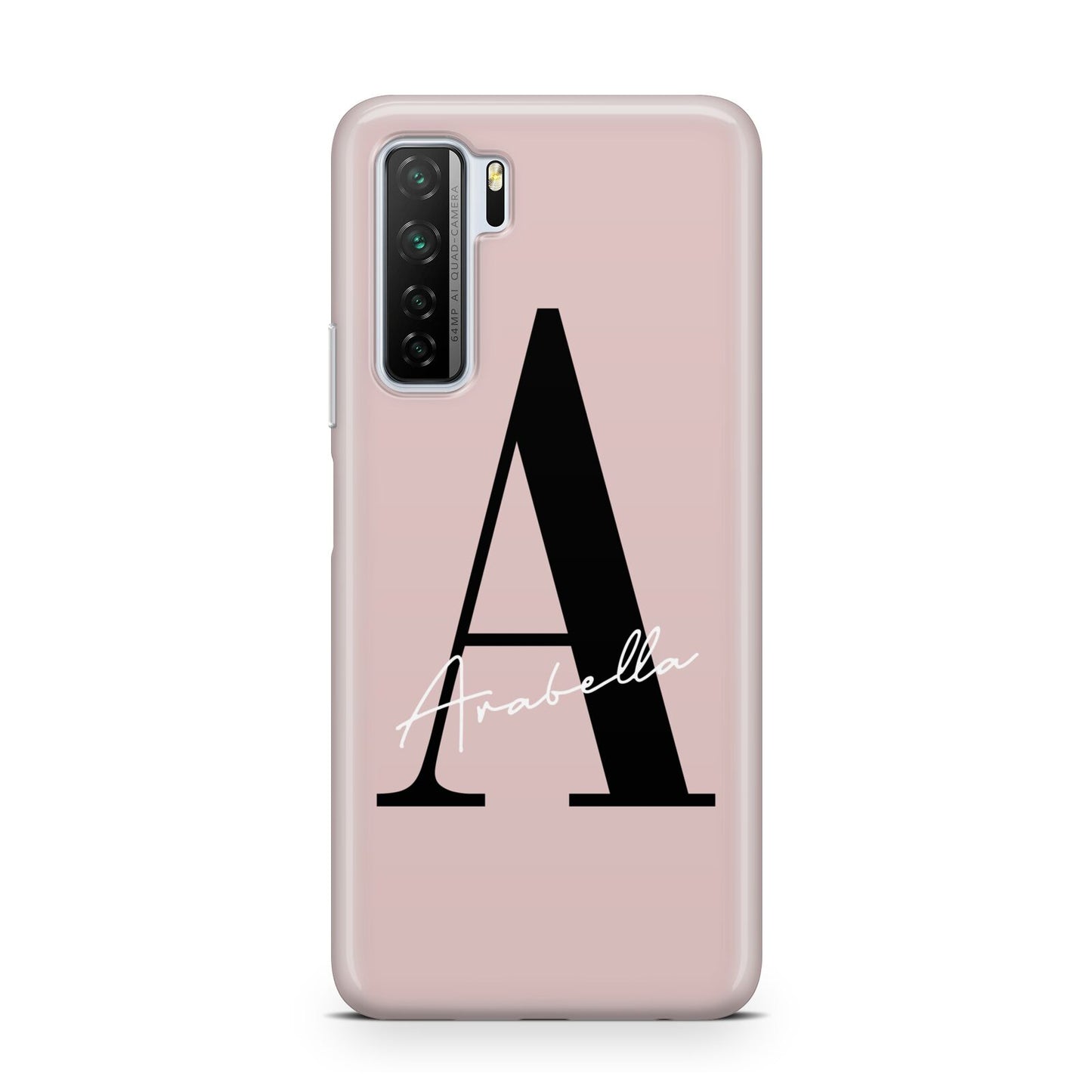 Personalised Dusty Pink Initial Huawei P40 Lite 5G Phone Case