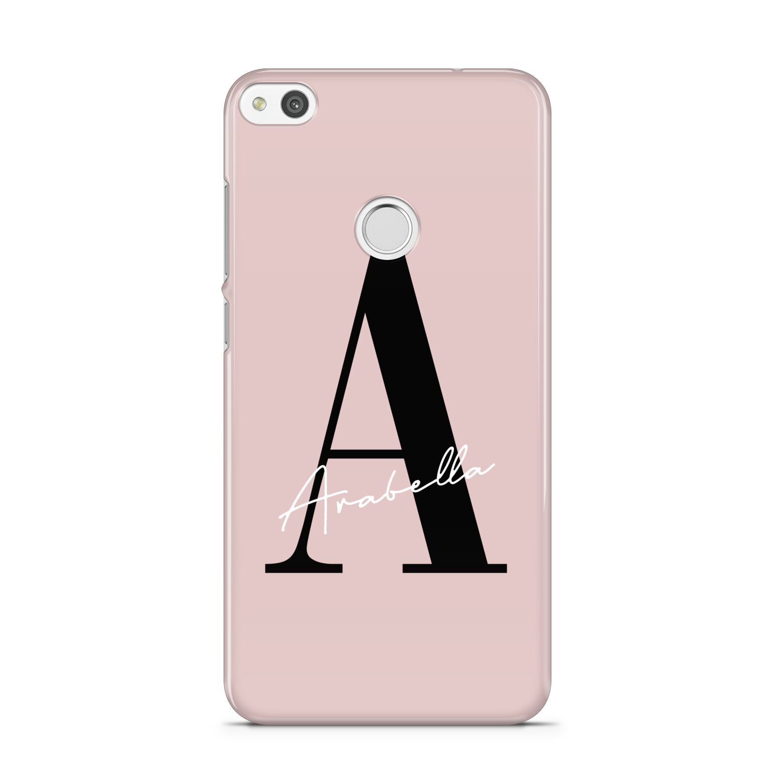 Personalised Dusty Pink Initial Huawei P8 Lite Case