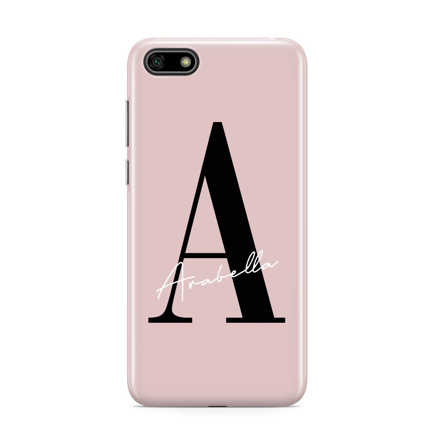 Personalised Dusty Pink Initial Huawei Y5 Prime 2018 Phone Case