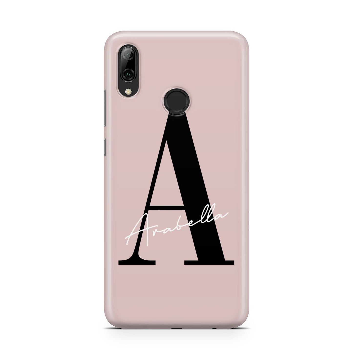 Personalised Dusty Pink Initial Huawei Y7 2019