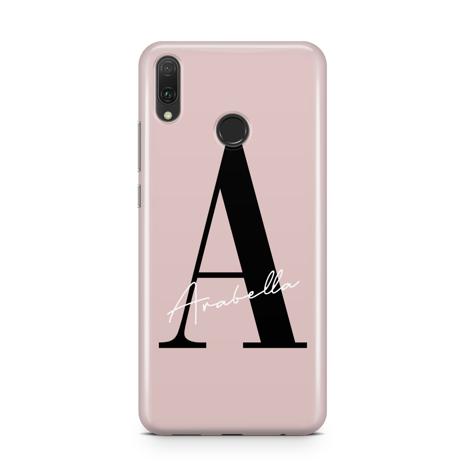 Personalised Dusty Pink Initial Huawei Y9 2019