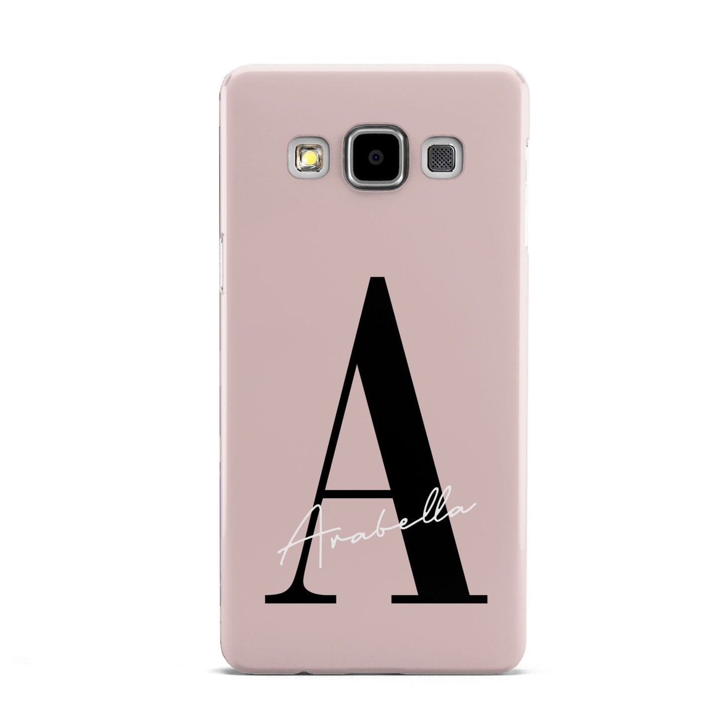 Personalised Dusty Pink Initial Samsung Galaxy A5 Case