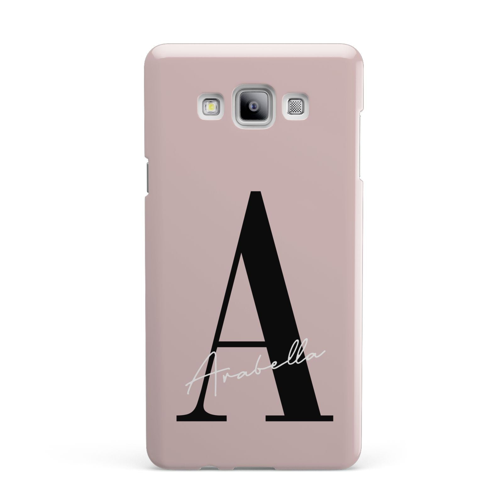 Personalised Dusty Pink Initial Samsung Galaxy A7 2015 Case